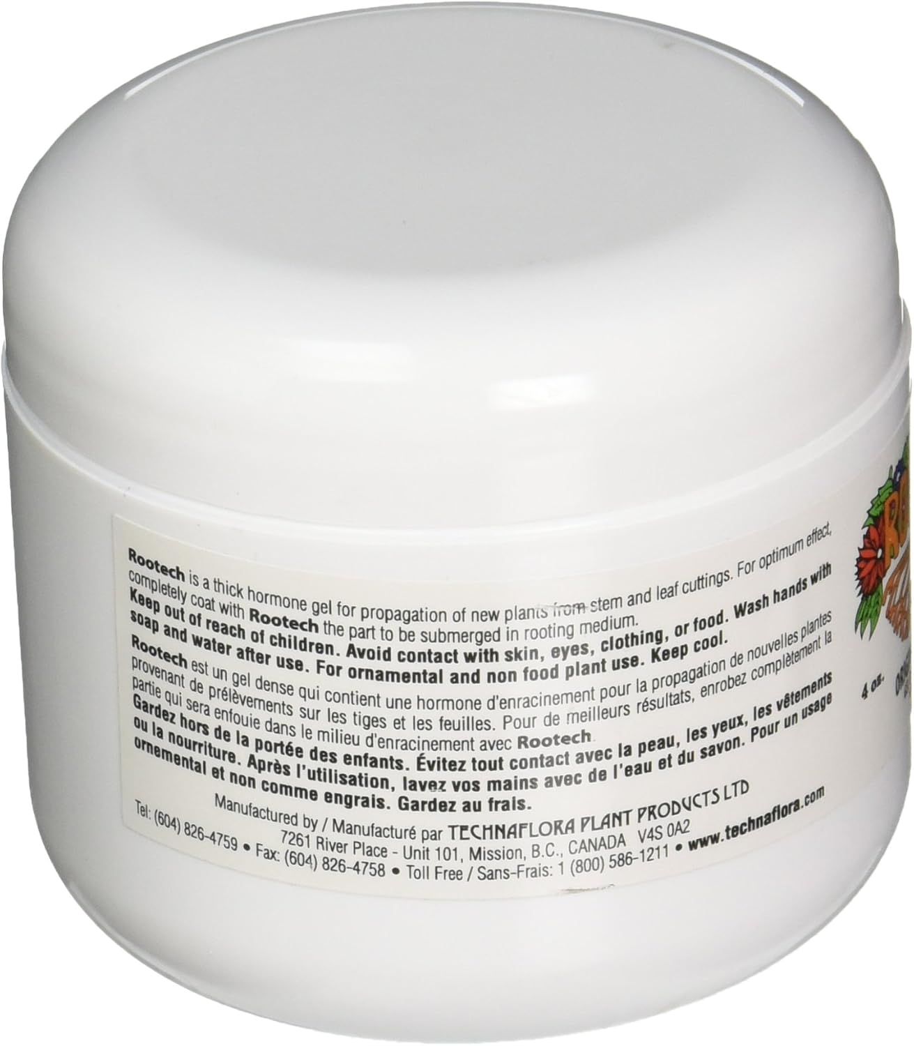 Technaflora Rootech Cloning Gel Rooting Hormone 0.25oz High-Potency 0.55% | TF-RTECH-7G