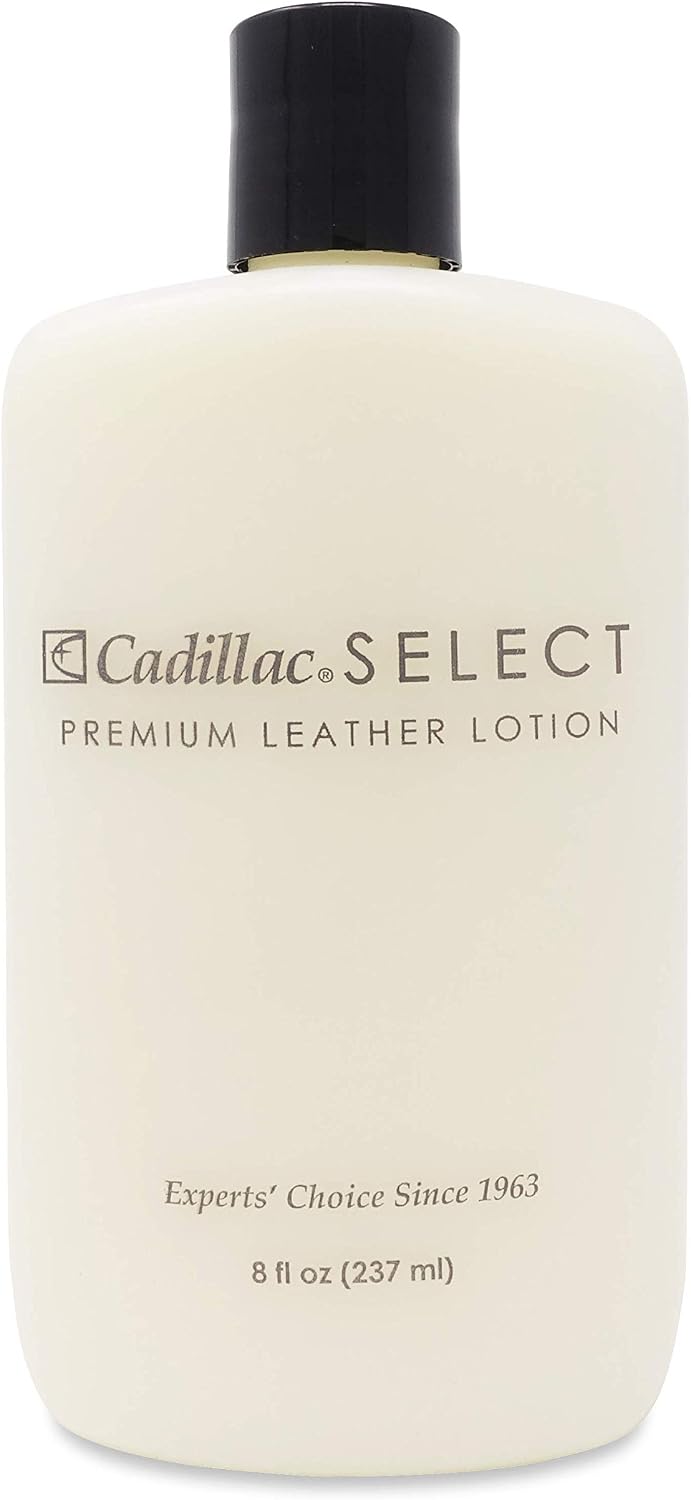 Cadillac Select Leather Lotion Cleaner & Conditioner | For handbags, sofas, jackets, furniture and purses.