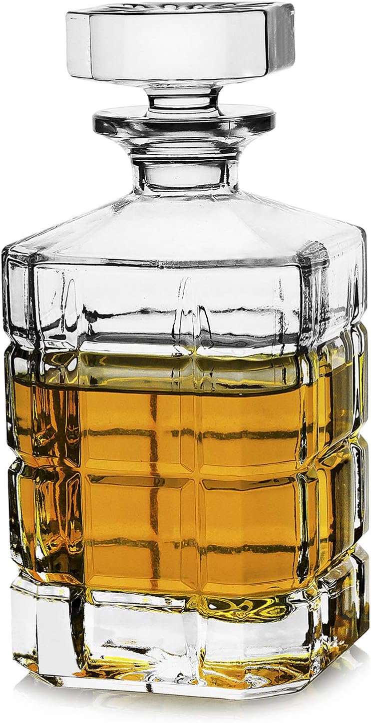 LUXU Whiskey Decanter,25 oz