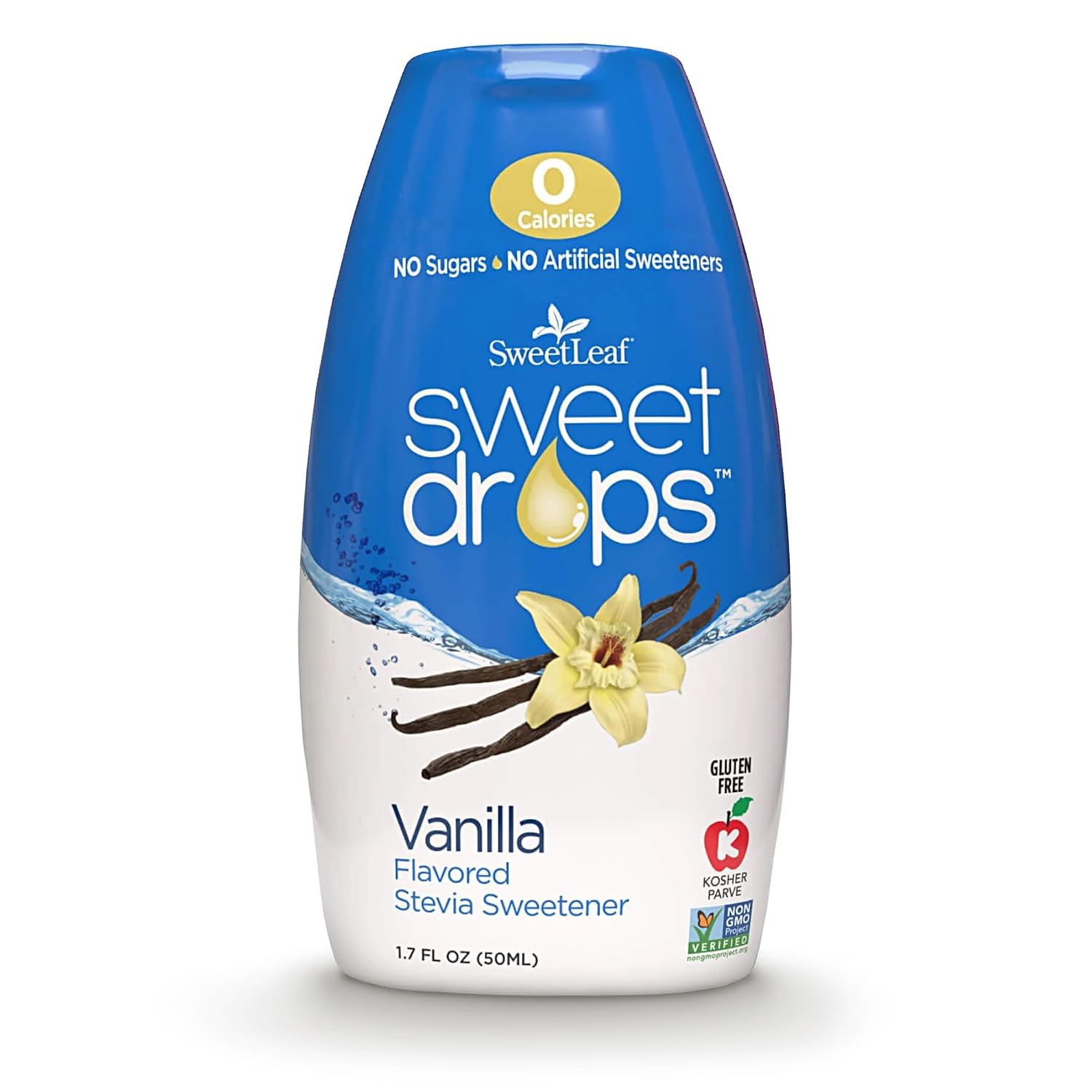 SweetLeaf Stevia Drops Liquid Sweetener, Variety Pack - 1.7 Fl Oz, 4 Pack | Sweet Drops, Stevia Leaf Extract, Zero Calorie, No Erythritol, Sugar Substitute