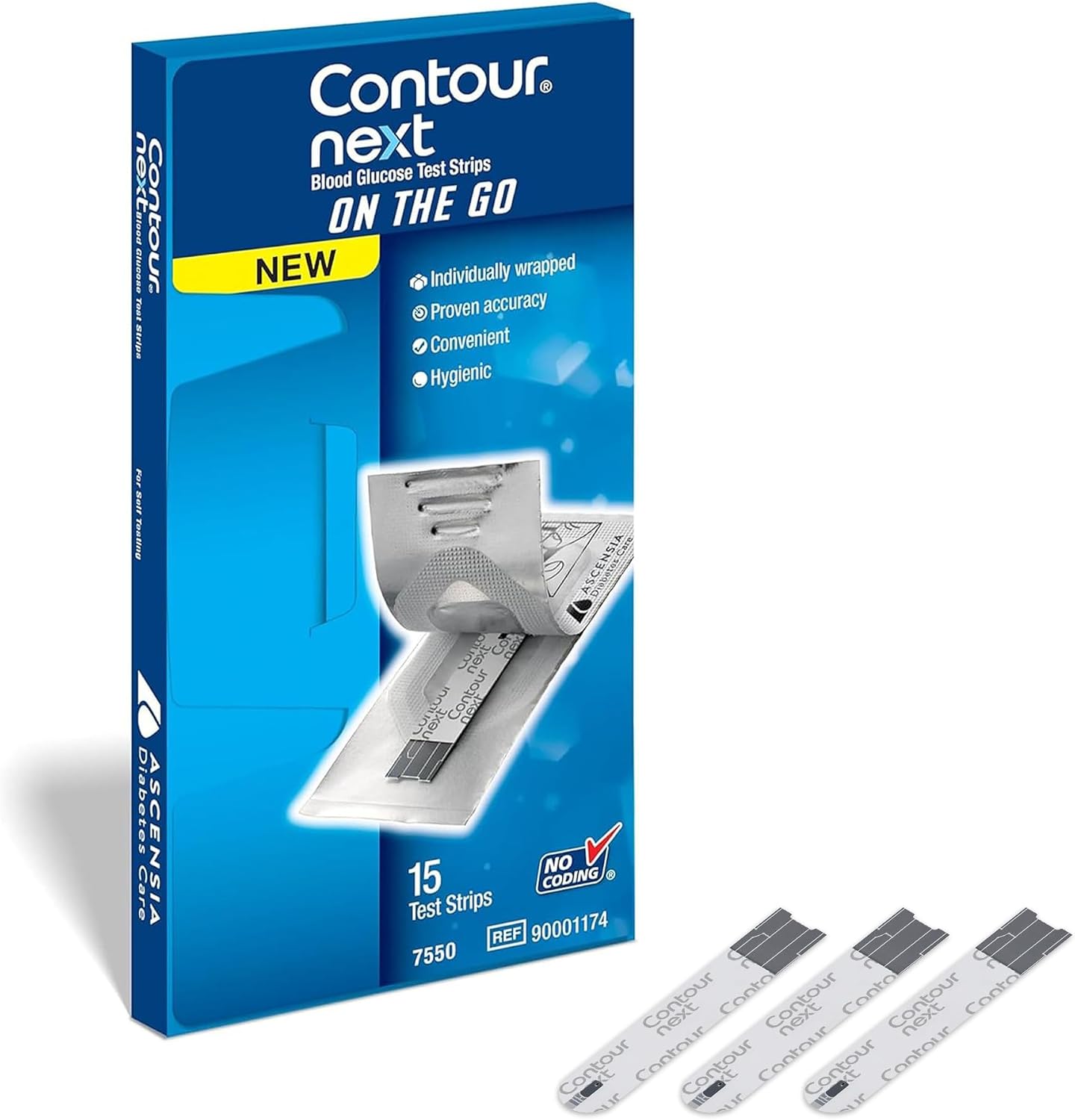 Ascensia CONTOUR NEXT Blood Glucose Diabetes Test Strips, 35 Count