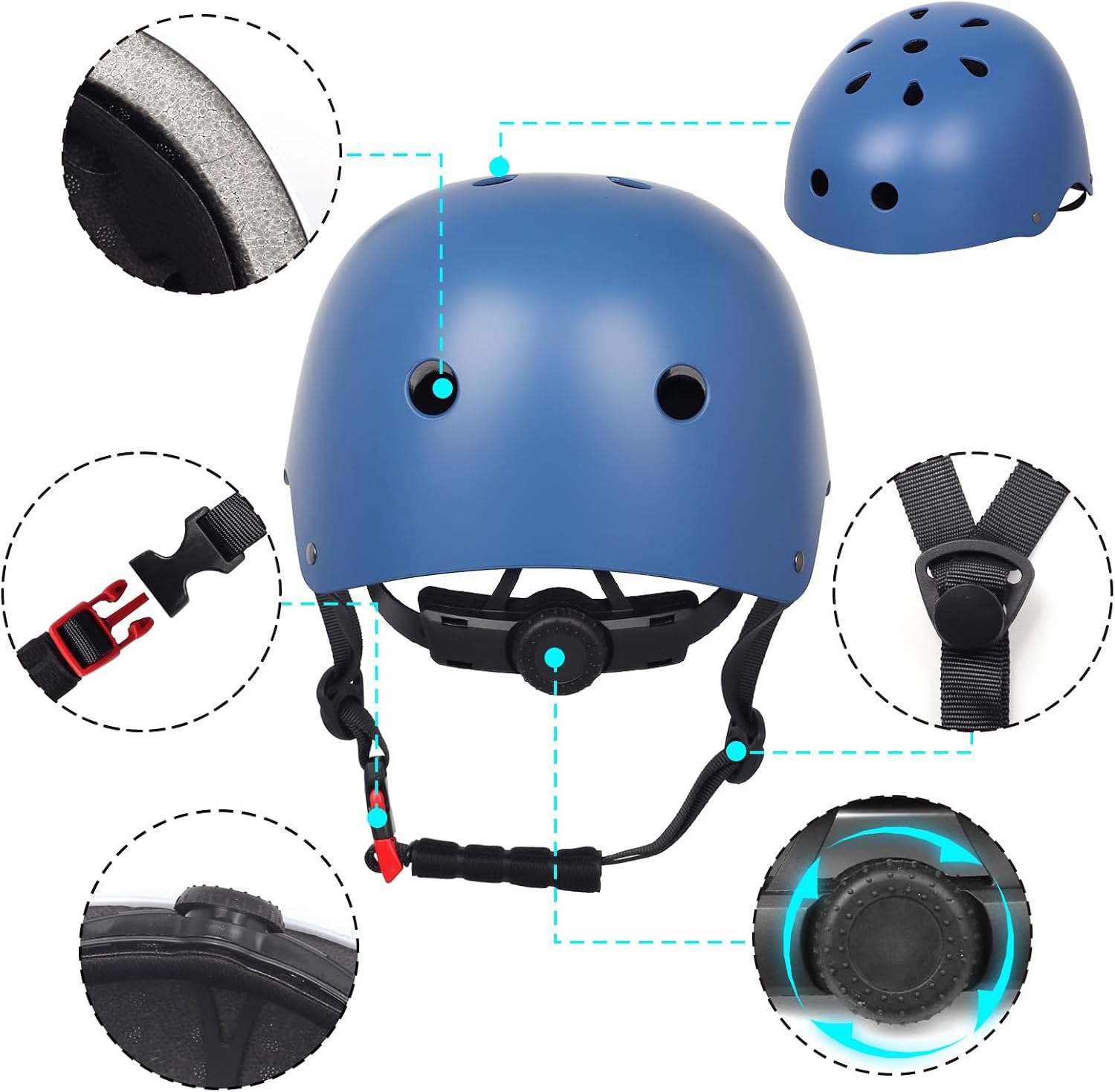 Kids Toddler Bike Helmet,2 Sizes for Youth Child Boys Girls