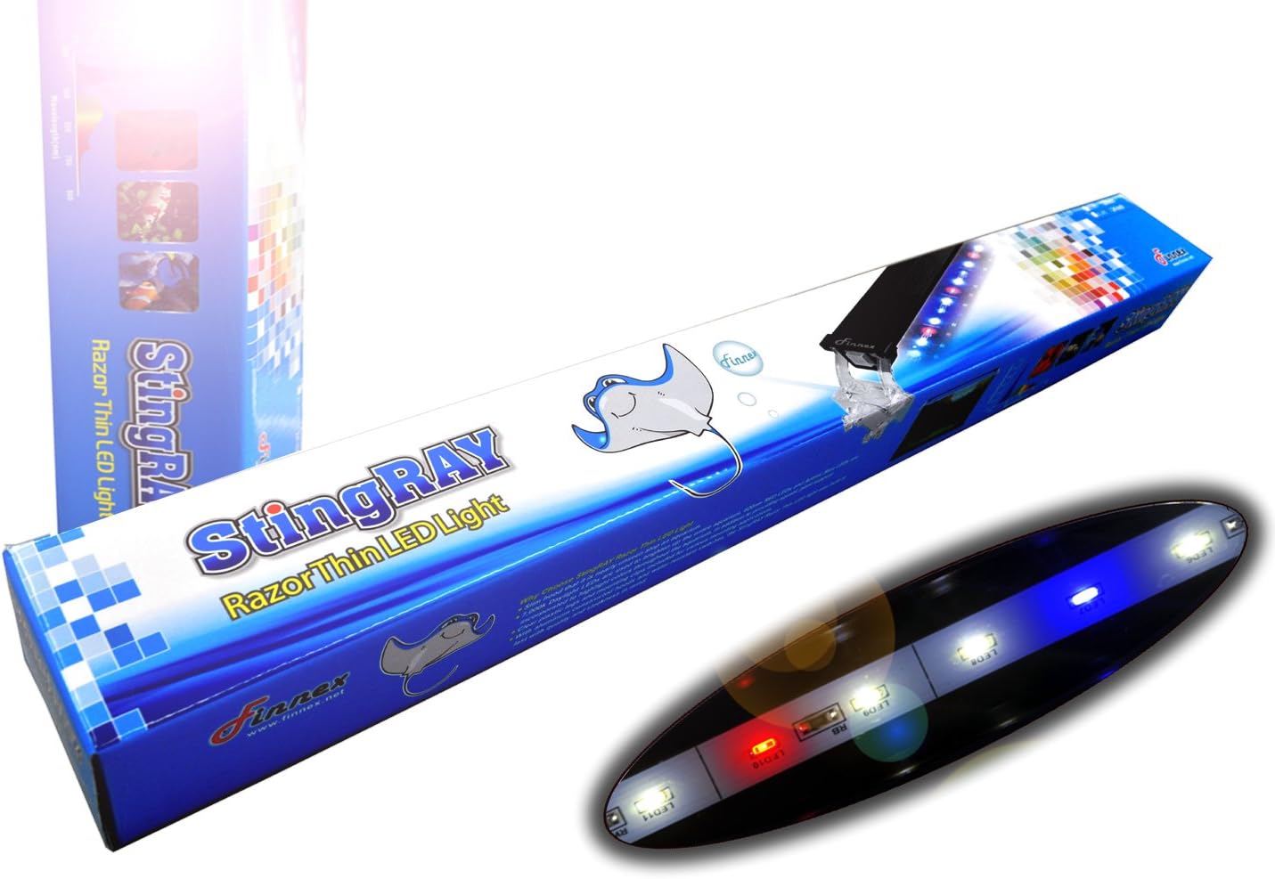 Finnex Stingray Aquarium LED Light, 24-Inch, Black, (JL-24S)