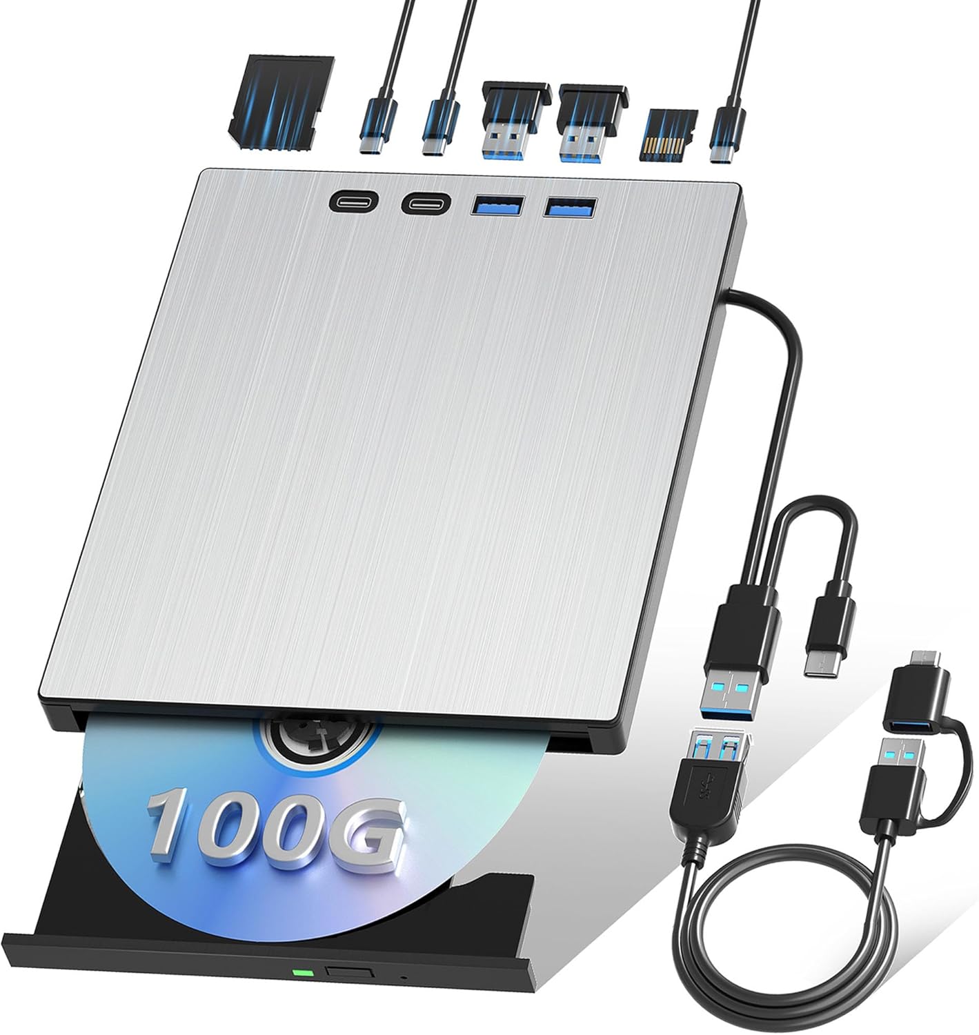 USB 3.0 Type-C External Blu-ray Burner