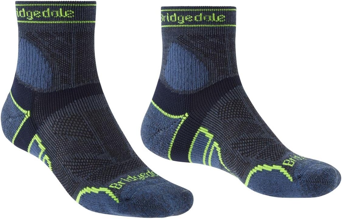 Bridgedale Men's Trail Run Lightweight T2 Merino Performance ¾ Crew