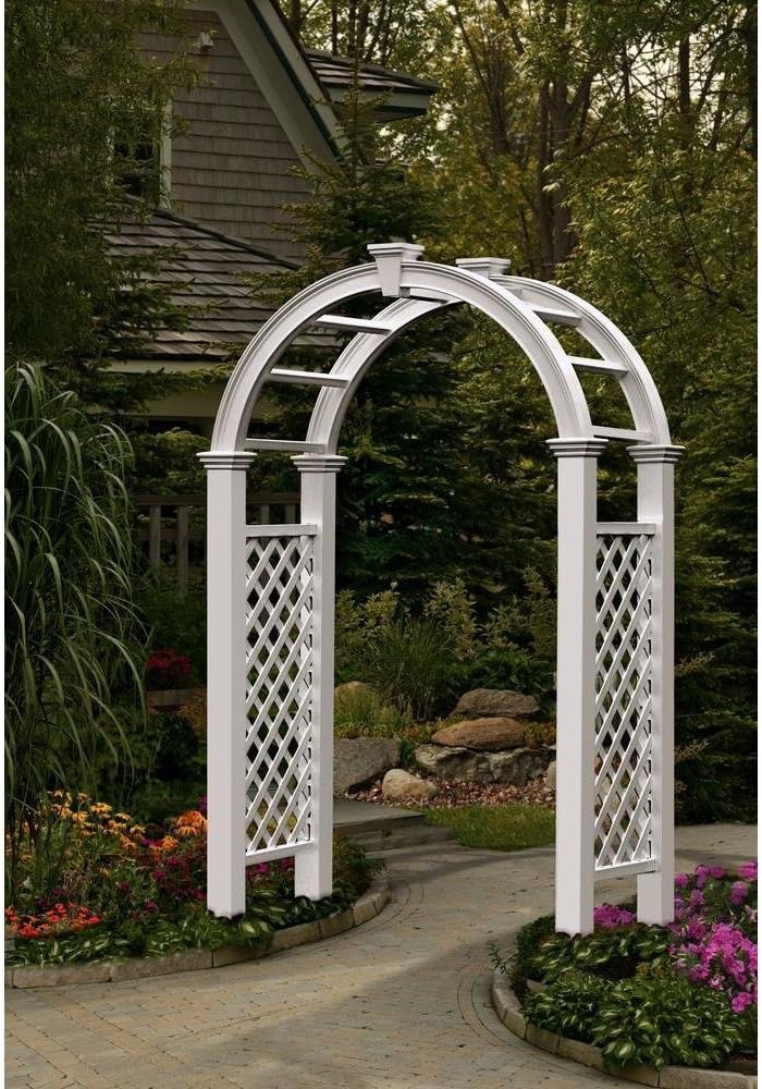 Nantucket Legacy 60"W x 94"H Vinyl Arbor