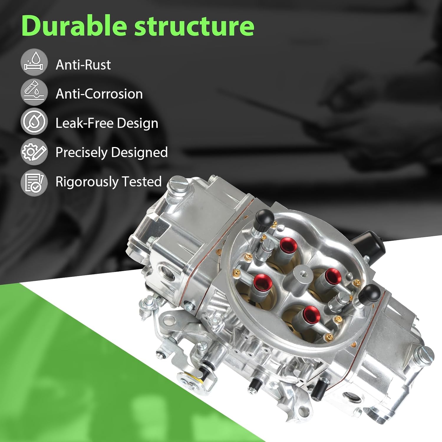 BR-67199 Carburetor for Holley 650 Cfm Race Series Mechanical Secondary Carburetor 4 Barrel 4150 Square Bore No Choke Dual Inlet
