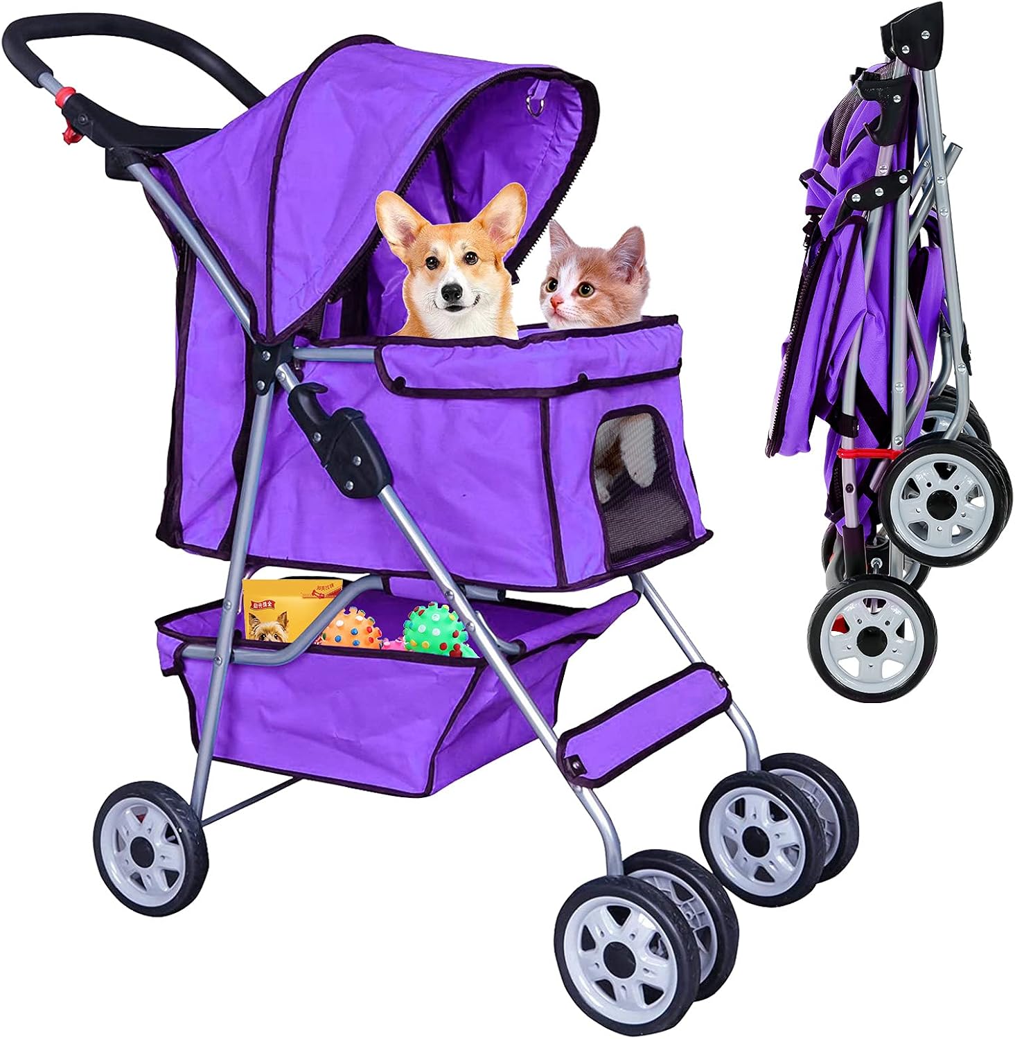 Best 4 Wheels Pet Stroller for Dog and Cat Stroller