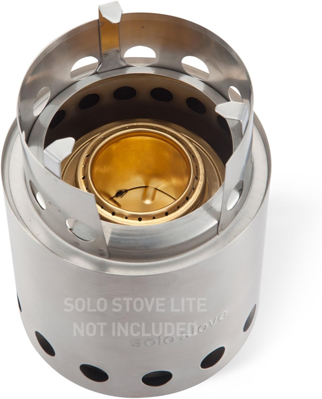 Solo Stove Solo Alcohol Burner - Efficient Spirit Burner Cooktop with Flame Regulator | Camp Stove with Fuel Storage Rubber Gasket
