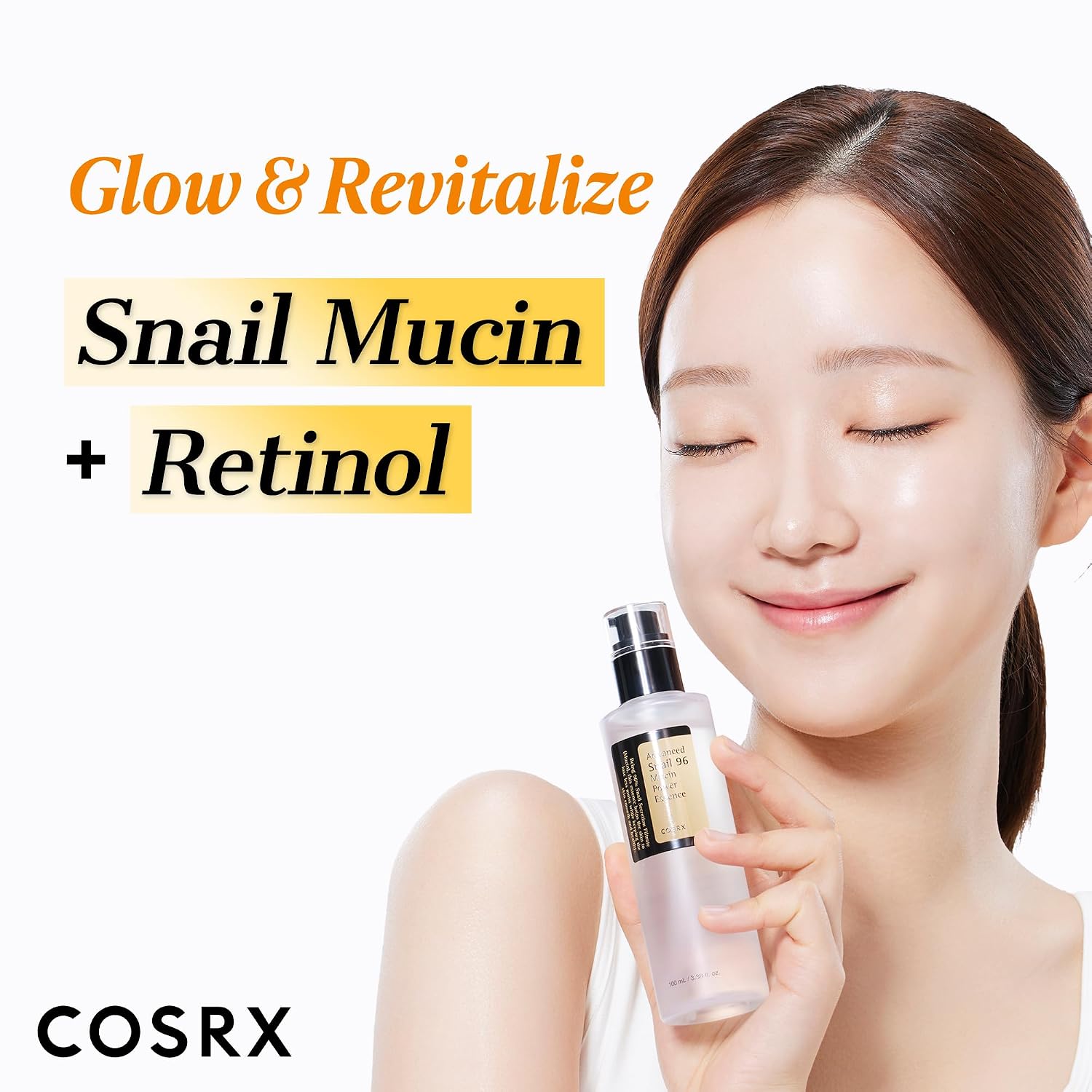 COSRX Snail Mucin 96% Repairing Serum for Sooothing & Hydrating 3.38 oz. | Snail Secretion Filtrate for Dull Skin & Fine Lines, Korean Skin Care