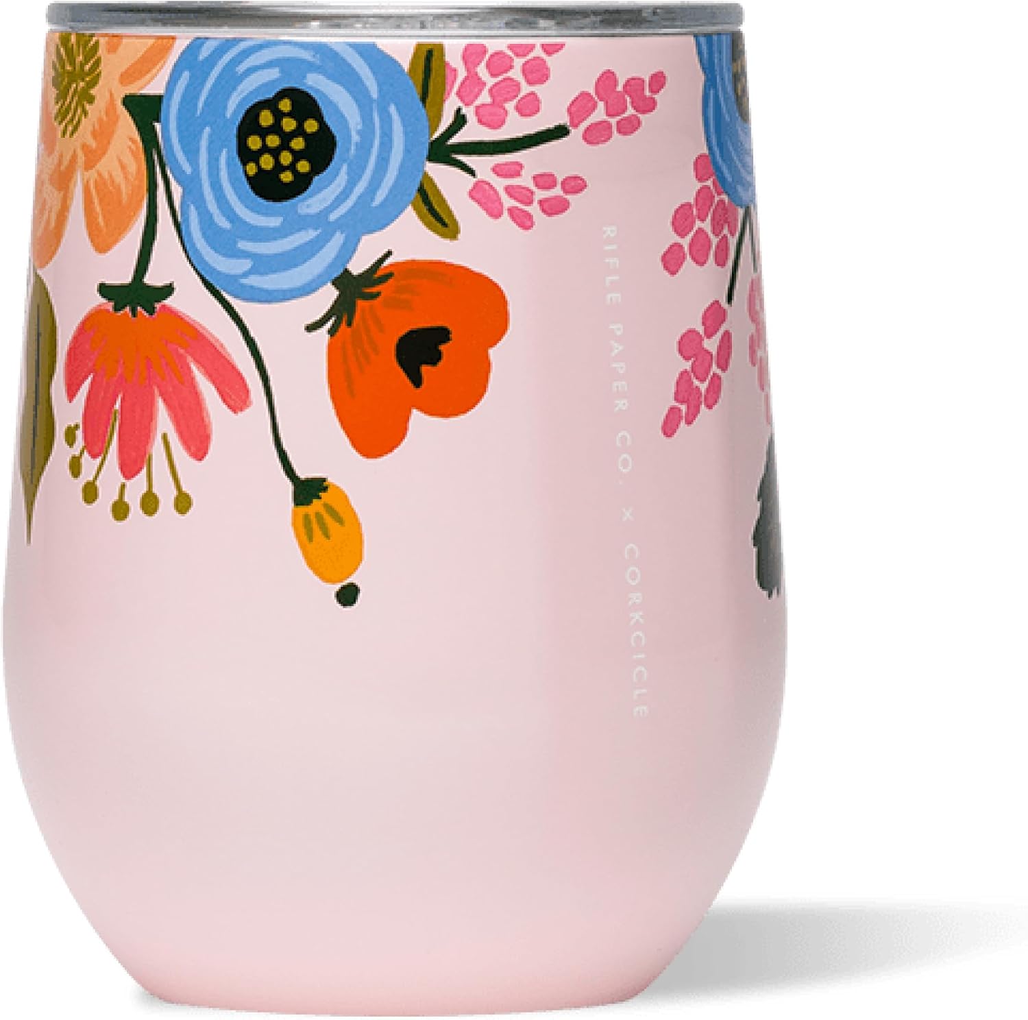 Corkcicle x Rifle Paper Co. 12 oz Insulated Tumbler, Blush Lively Floral