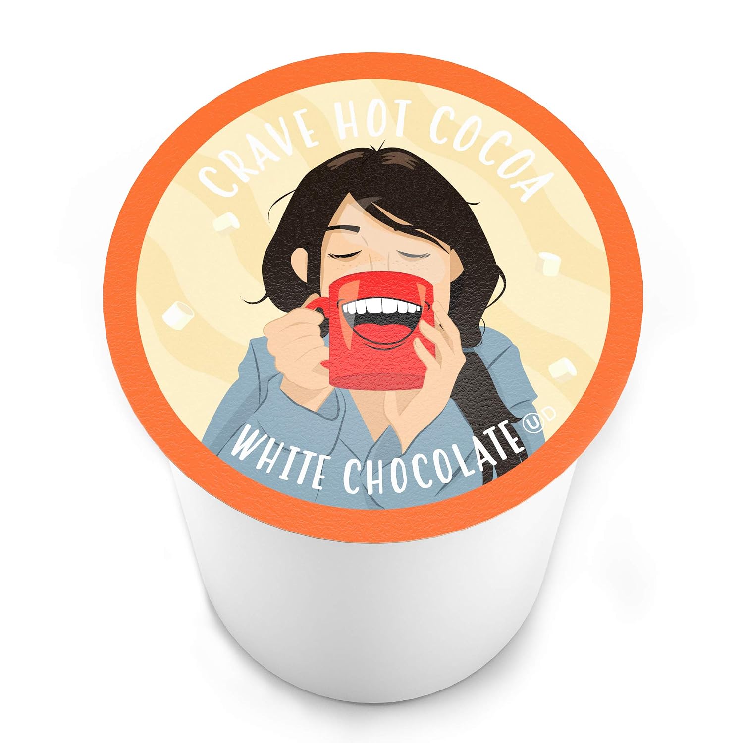 Crave Hot Chocolate Pods, Compatible with 2.0 K-Cup Brewers, Mint Chocolate, 40 Count