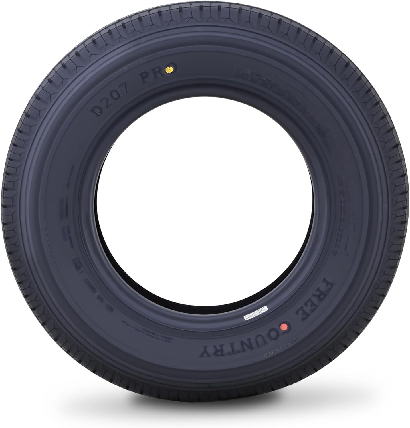 Free Country Prem Trailer Tire ST175/80R13 8PR Load Range D w/Scuff Guard | Premium Steel Belted Radial Load Range D Speed Rating N 88 MPH