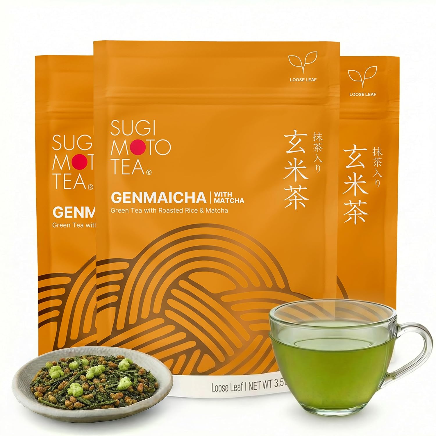 SUGIMOTO TEA Japanese Sencha Fukamushi Green Tea Loose Leaf Bulk 1.0 lb (454 g)