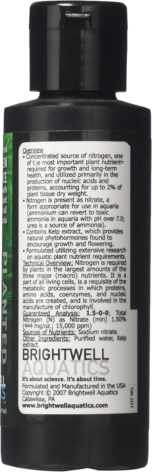 Brightwell Aquatics FlorinGro Nitrogen Fertilizer for Tanks, 500ml
