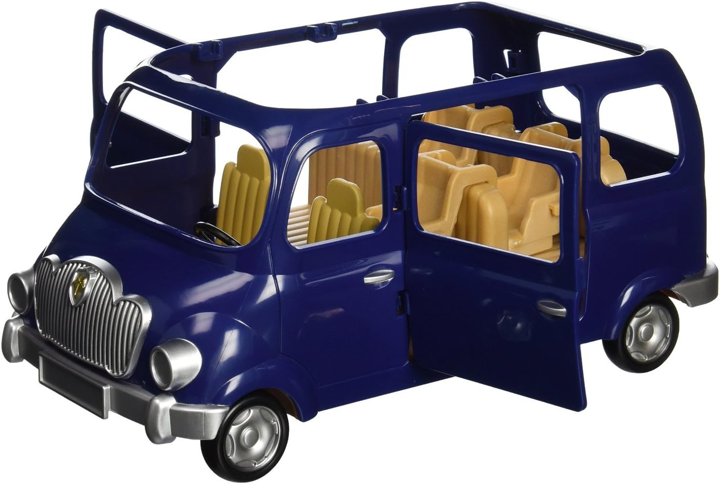 Calico Critters - Family Seven Seater Car - Family Vehicles | Buckle up the whole crew - seven seats for road trip storytelling that rolls smoothly into picnic and travel scenes, Ages 3+