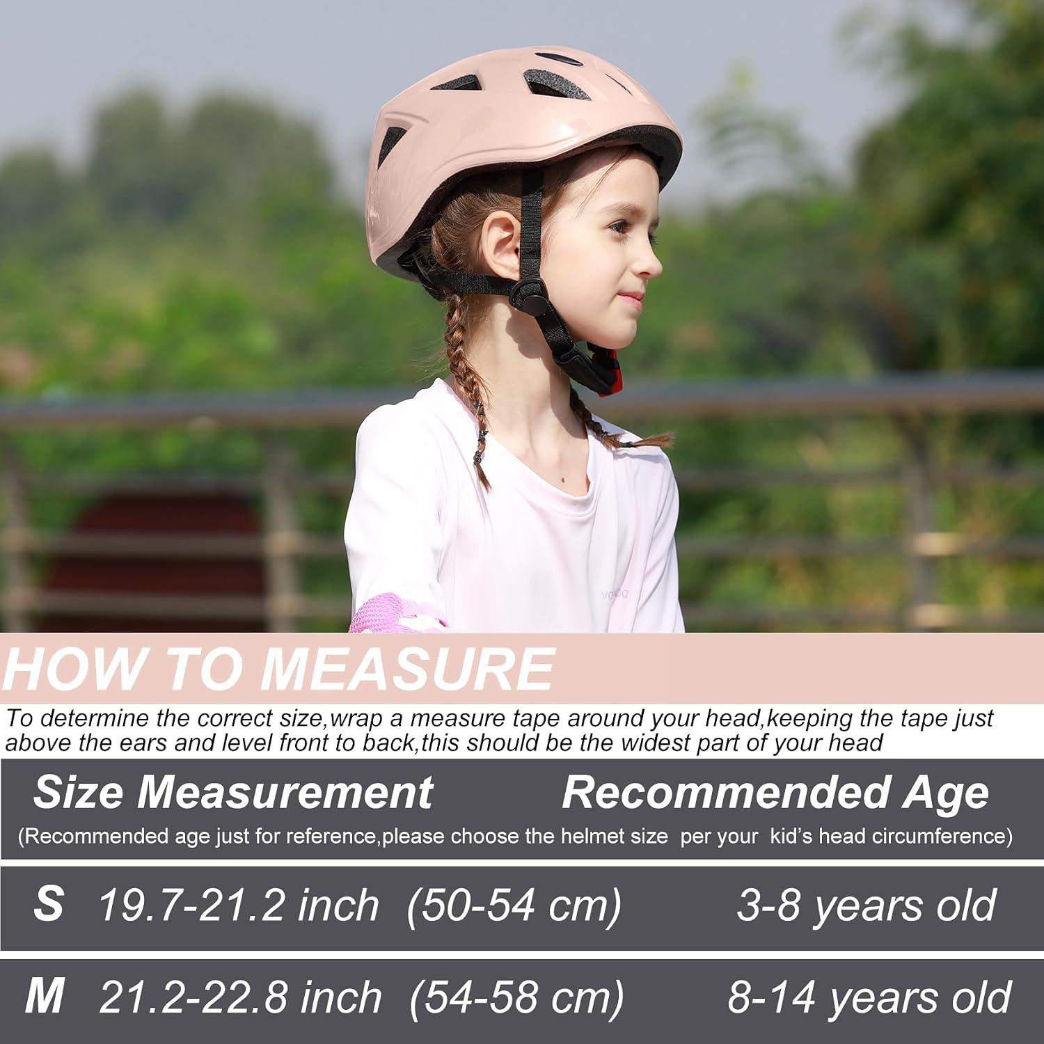 Kids Bike Helmet,2 Sizes for Youth Child Girls & Boys