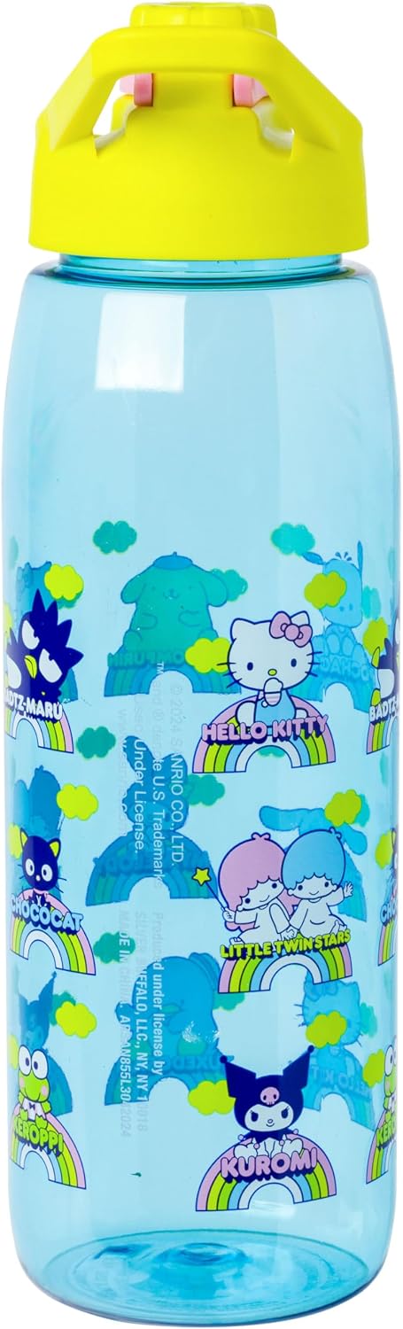 Silver Buffalo Pokémon Skate Graffiti, Water Bottle, 28oz