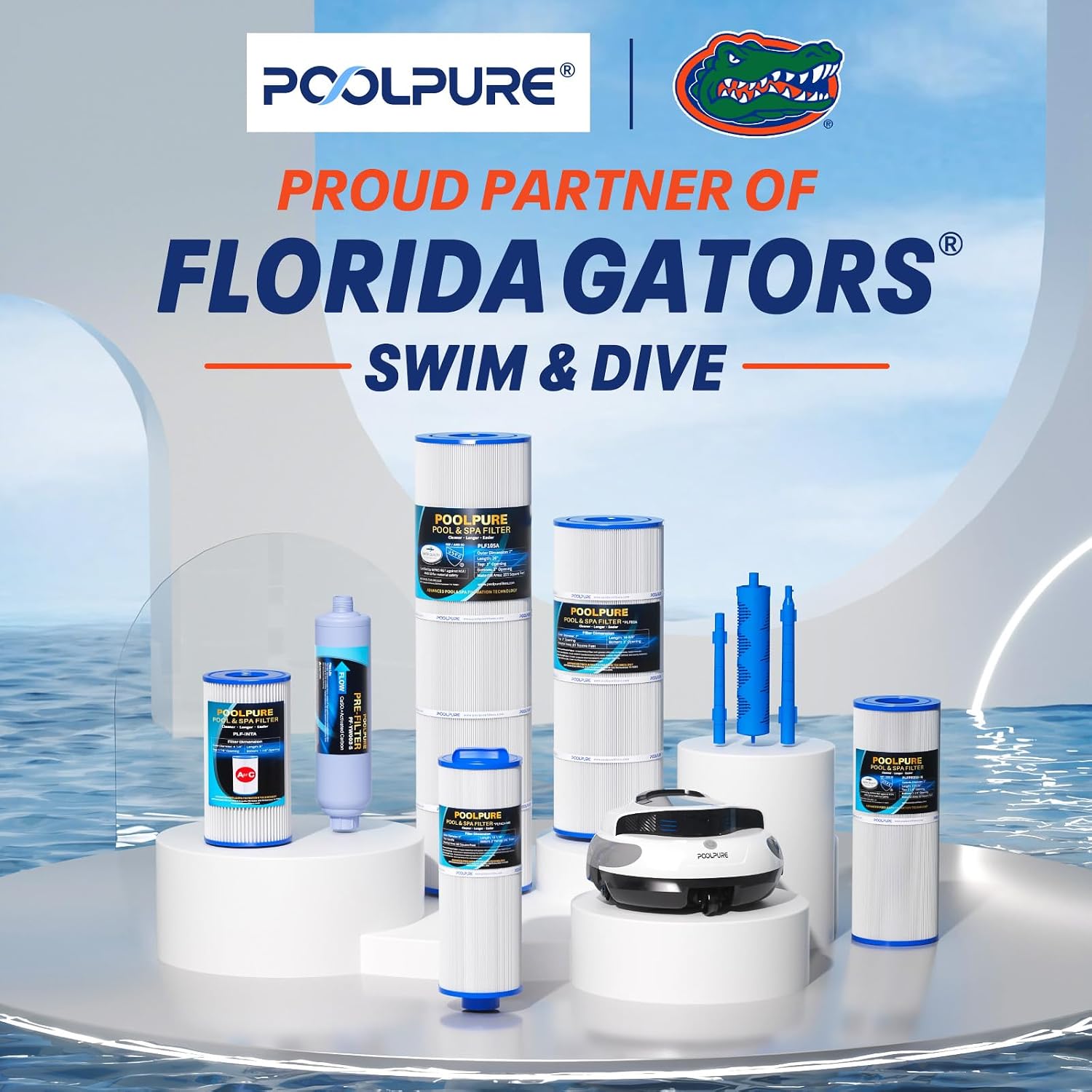 POOLPURE PXST100 Pool Filter Replaces Hayward X-Stream CC1000 1PACK