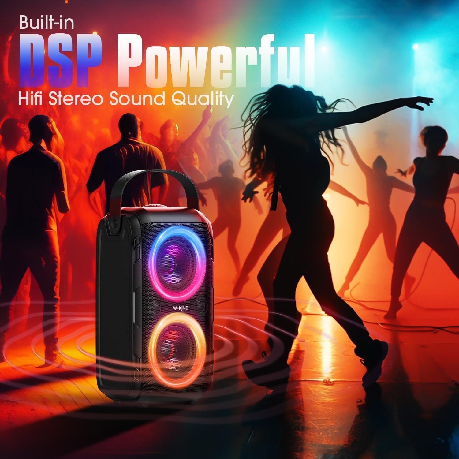 W-KING Party Bluetooth Speaker Boom Box