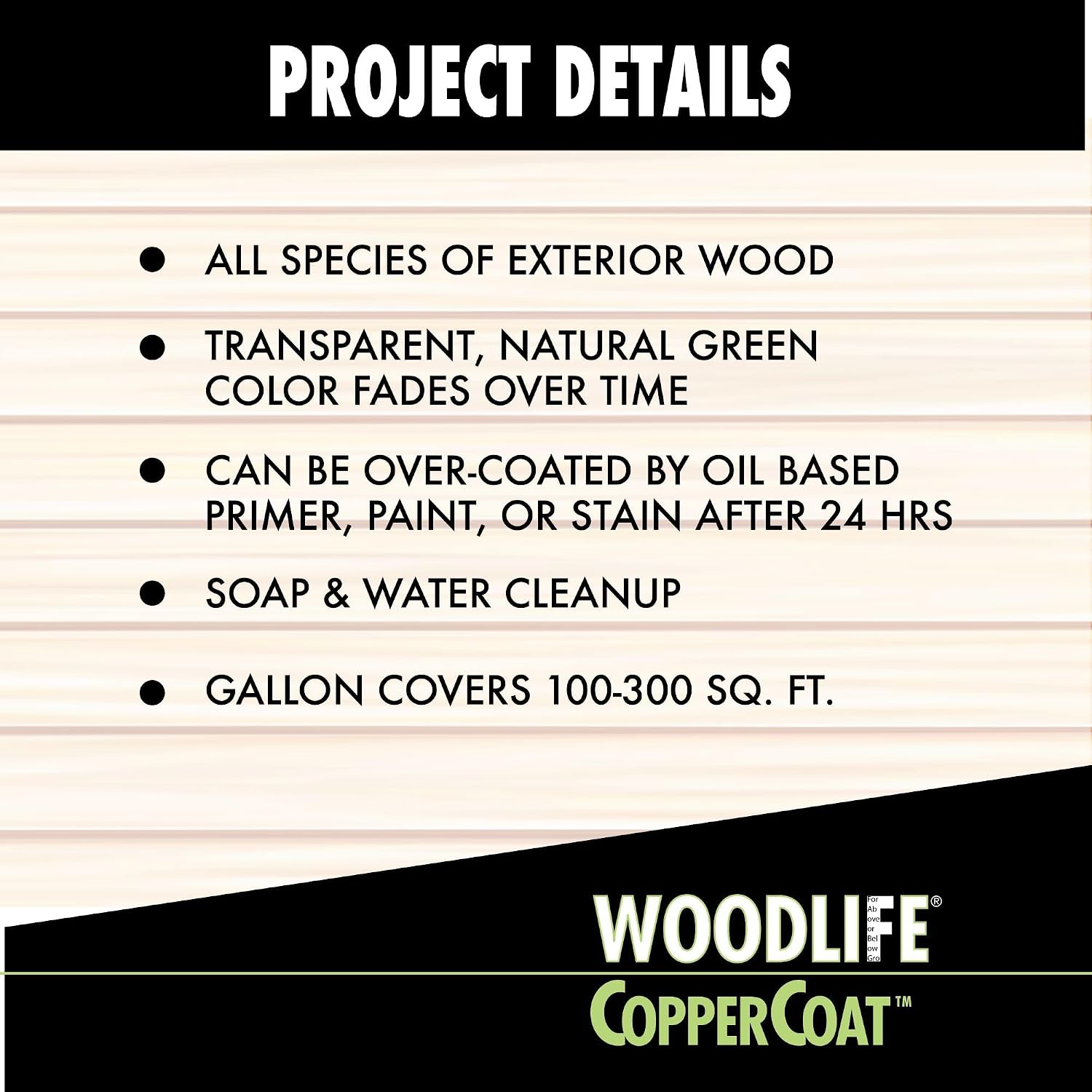 Rust-Oleum WOODLIFE 902 Wolman Classic Clear Wood Preservative-Above Ground, Quart, 0.95 Liters | Protects Against Rot & Decay, Above Ground Wood Protection, Clear Preservative Formula, Quart