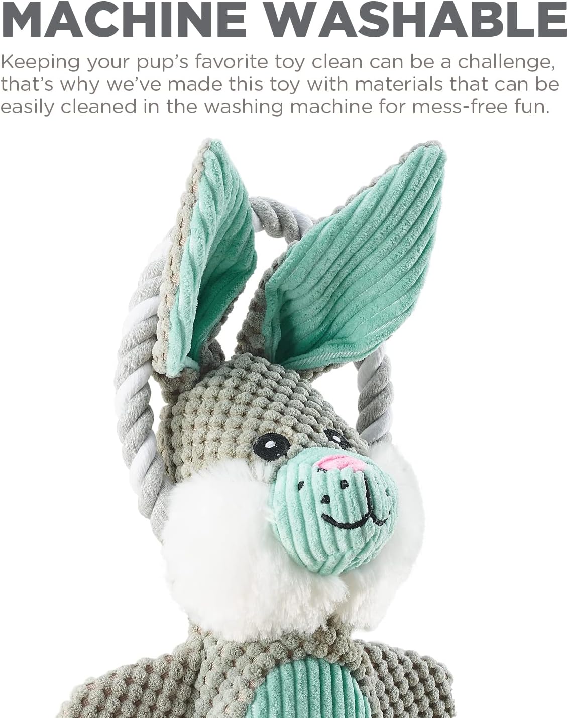 Outward Hound by Charming Pet Ranch Roperz Cow Plush Squeaky Dog Toy