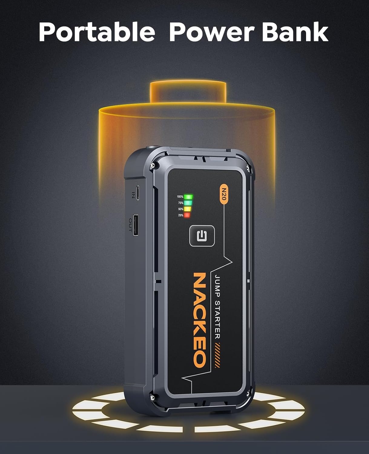 Car Jump Starter 7000A Car Battery Jump Starter Portable Pack for Up to All Gas and 10.0L Diesel Engine 12V Jump Box, Jump Pack