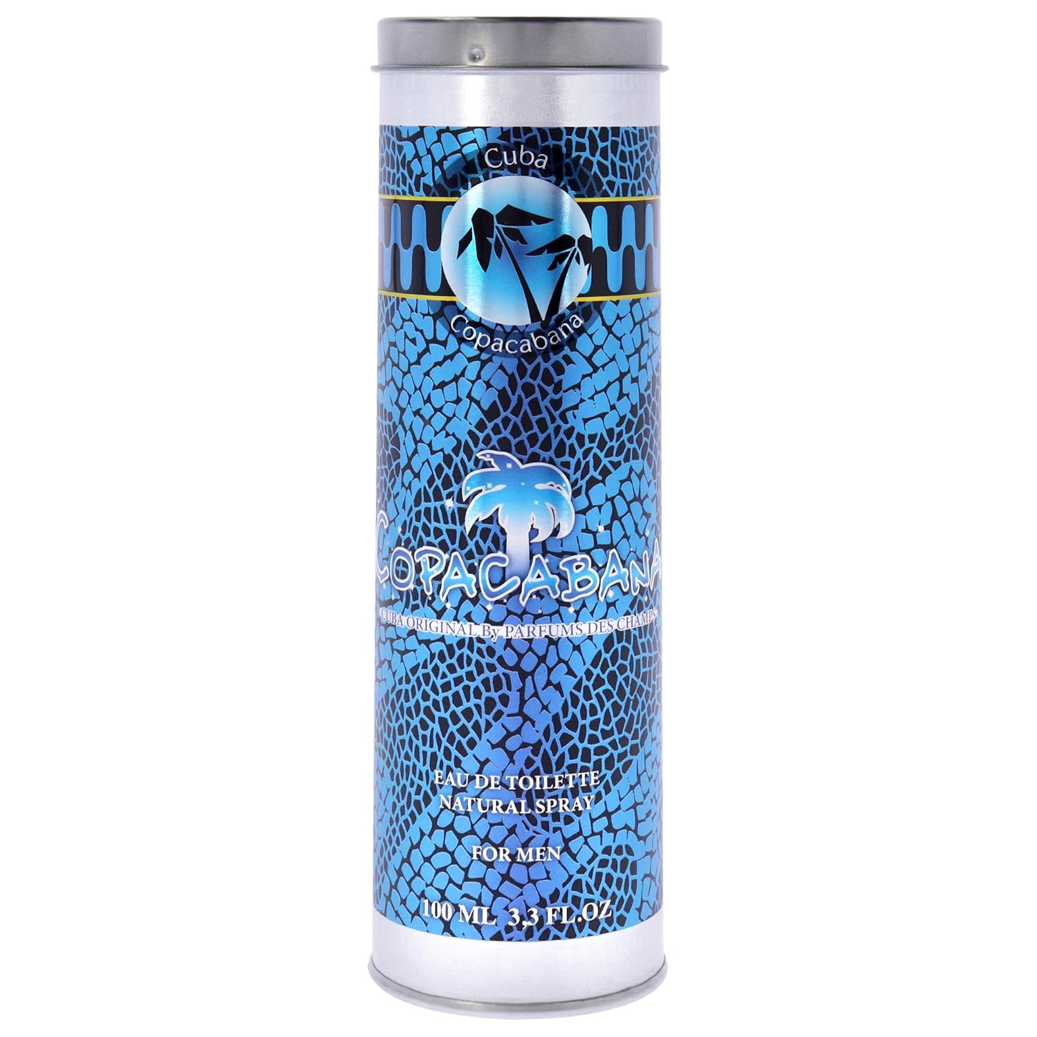 Cuba Brazil Copacabana Eau de Toilette Spray for Men, Brown, 3.3 Fl Oz