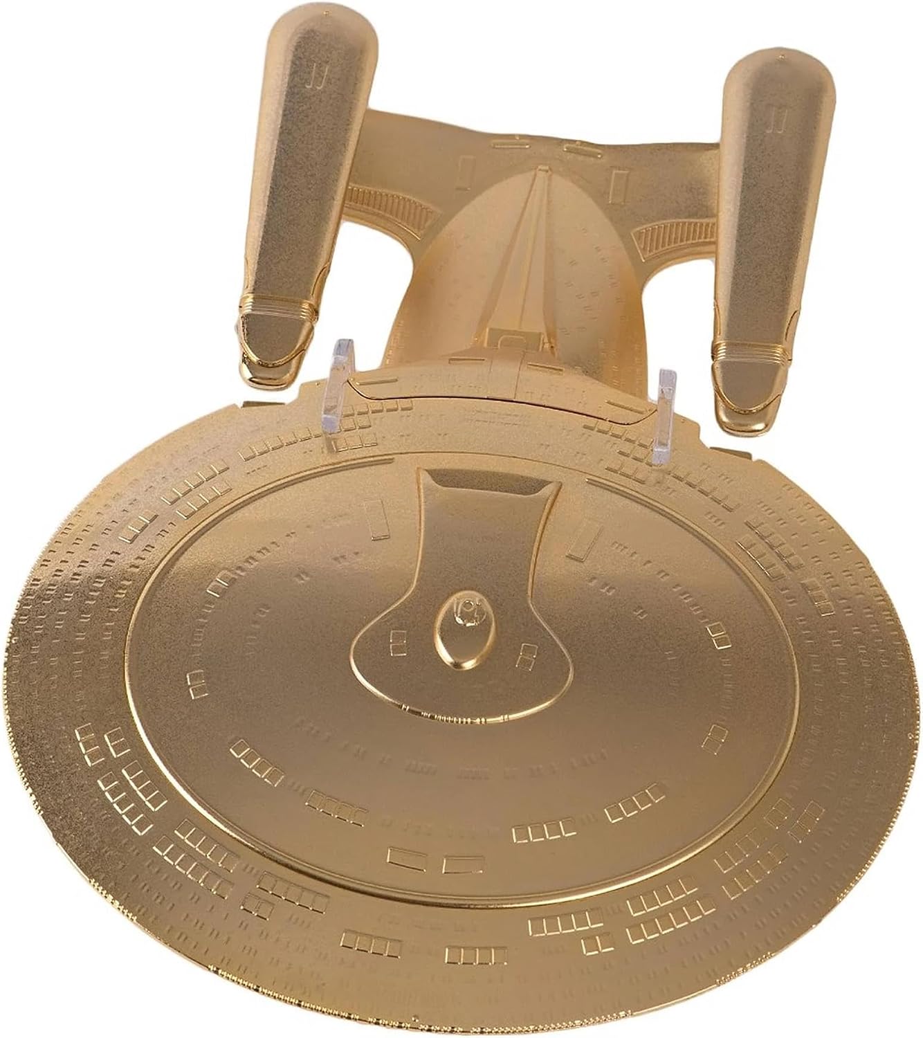 Eaglemoss Star Trek Starship Replica | 18K Gold USS Enterprise NCC-1701-D
