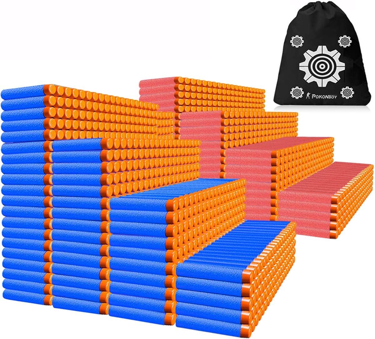 Compatible with Nerf Darts Bullets - 1000 PCS Darts Refill Pack Compatible with Nerf N-Strike Elite Series Guns Party Supplies