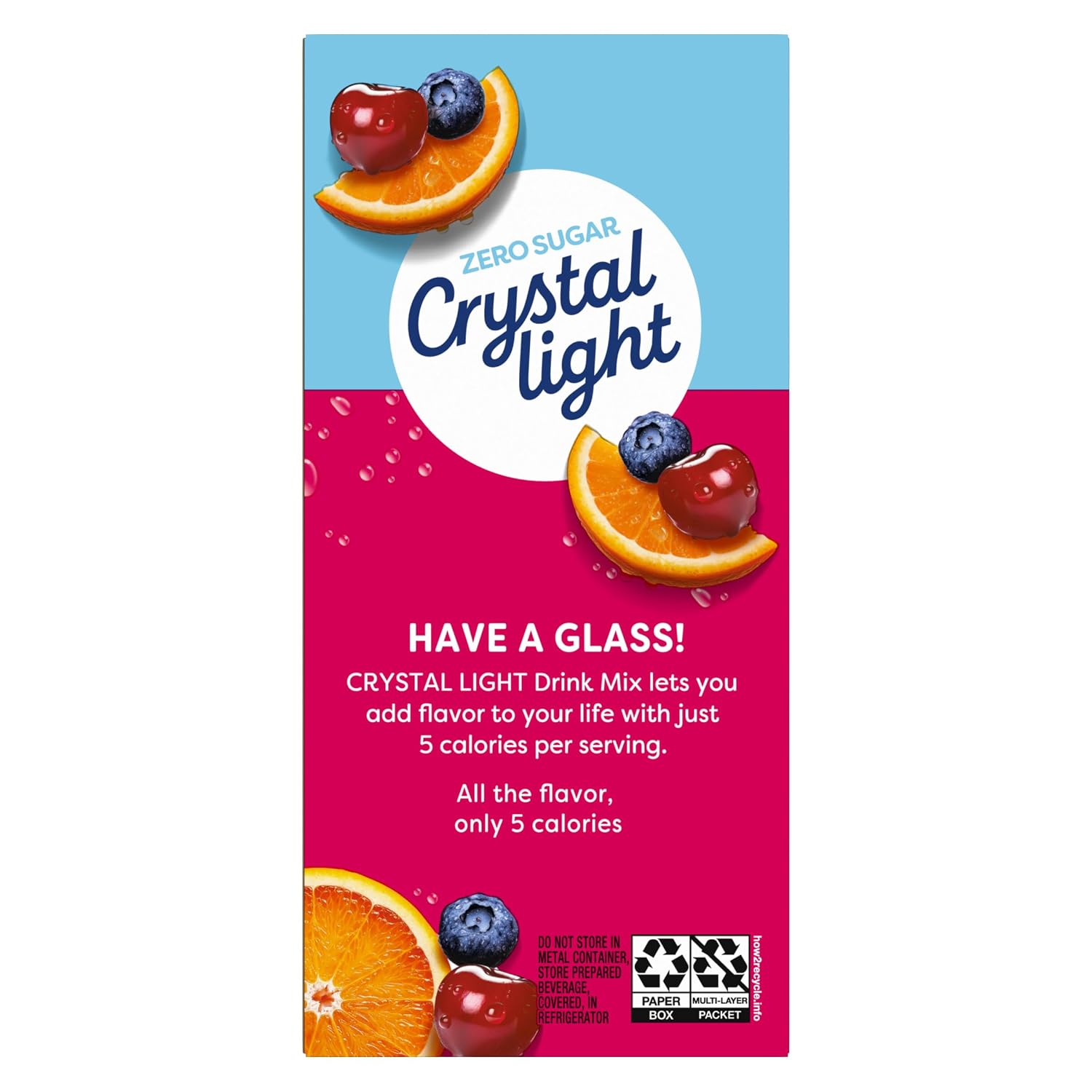 Crystal Light Powdered Drink Mix, 72 Pitcher Pkts, Fruit Punch