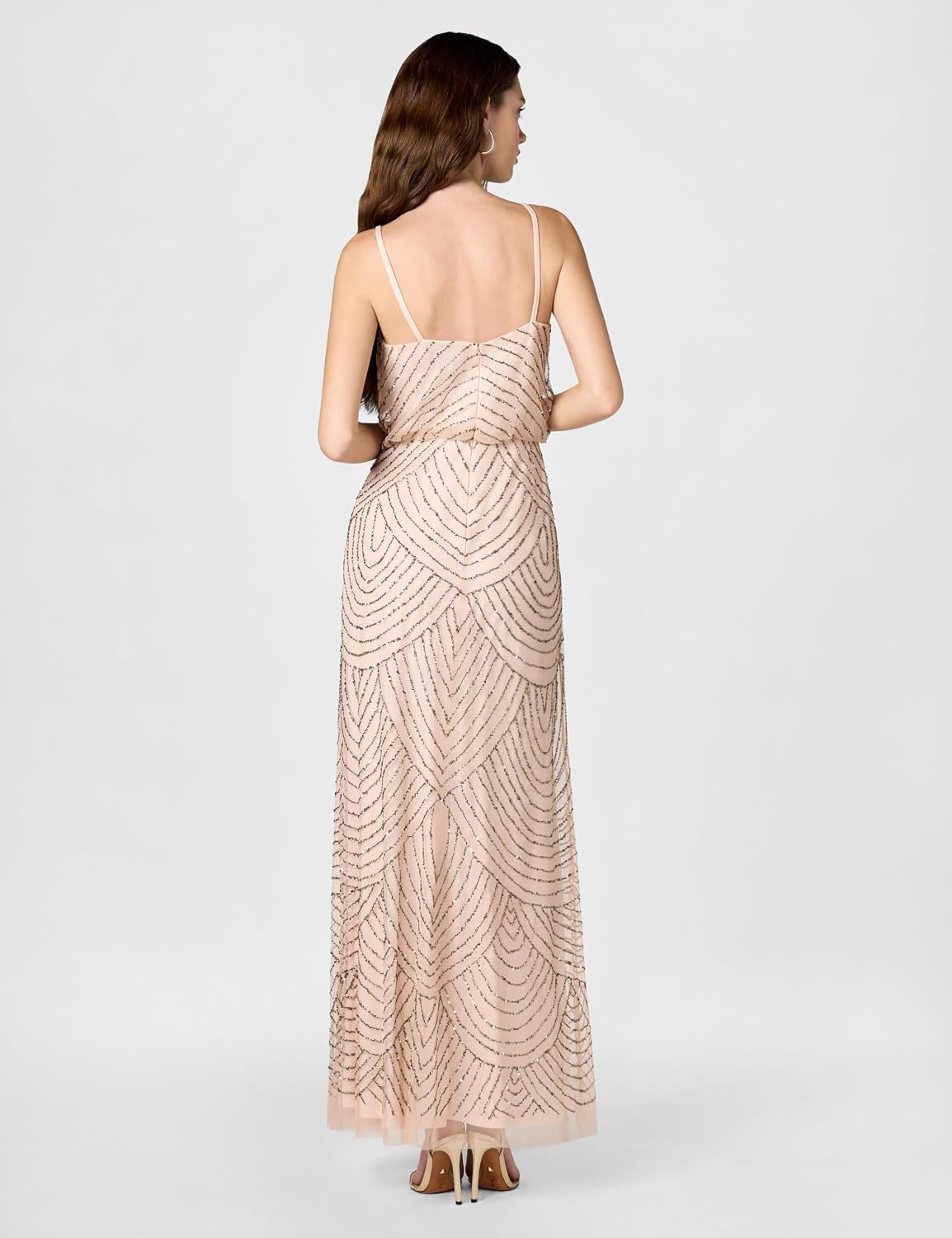Adrianna Papell Women's Long Blouson Dress