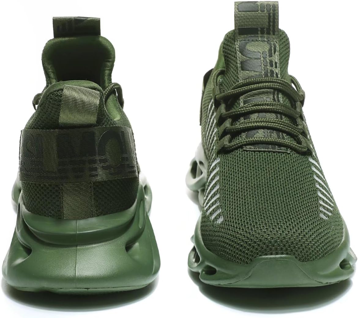 GSLMOLN Men's Slip on Breathable Walking Shoes Ultra Lightweight Casual Sport Gym Fashion Sneakers