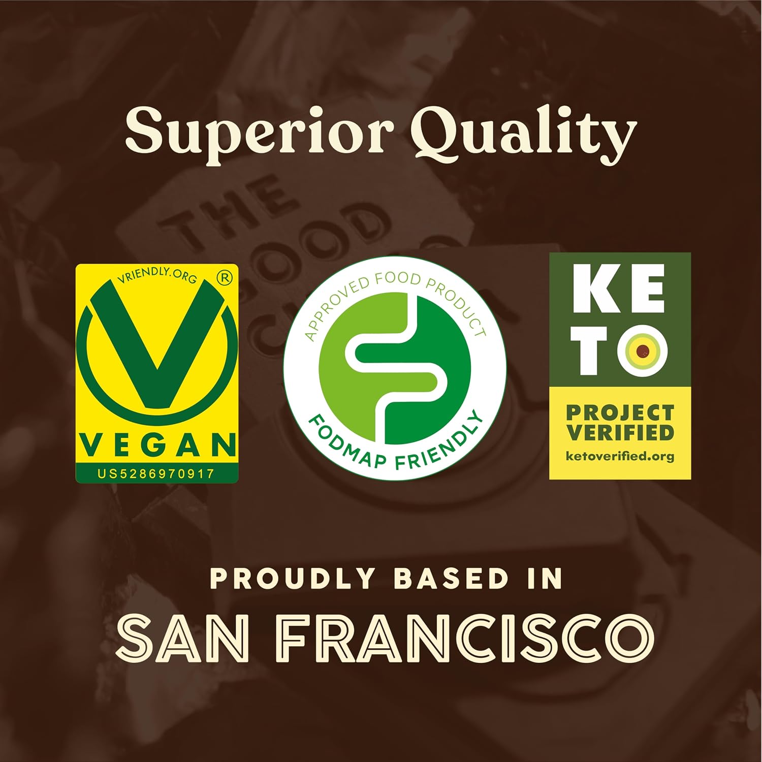 THE GOOD CHOCOLATE – Dark Chocolate Bars with Zero Sugar & Lower Net Carbs – Keto Chocolate Bar with Lower Calories, All Natural and Non-GMO Keto Snacks, 2.5 oz (6 Bars Value Pack)