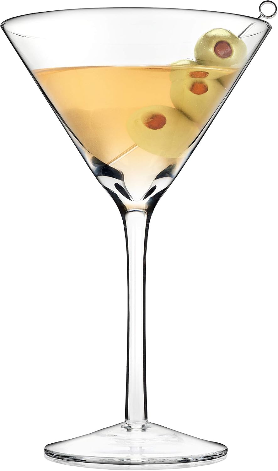 True Coupe Glass, Martini Glasses for Cocktail Party, Perfect for Espresso Martini, Manhattan, Champagne, Elegant 7 oz Glassware for Home Bars