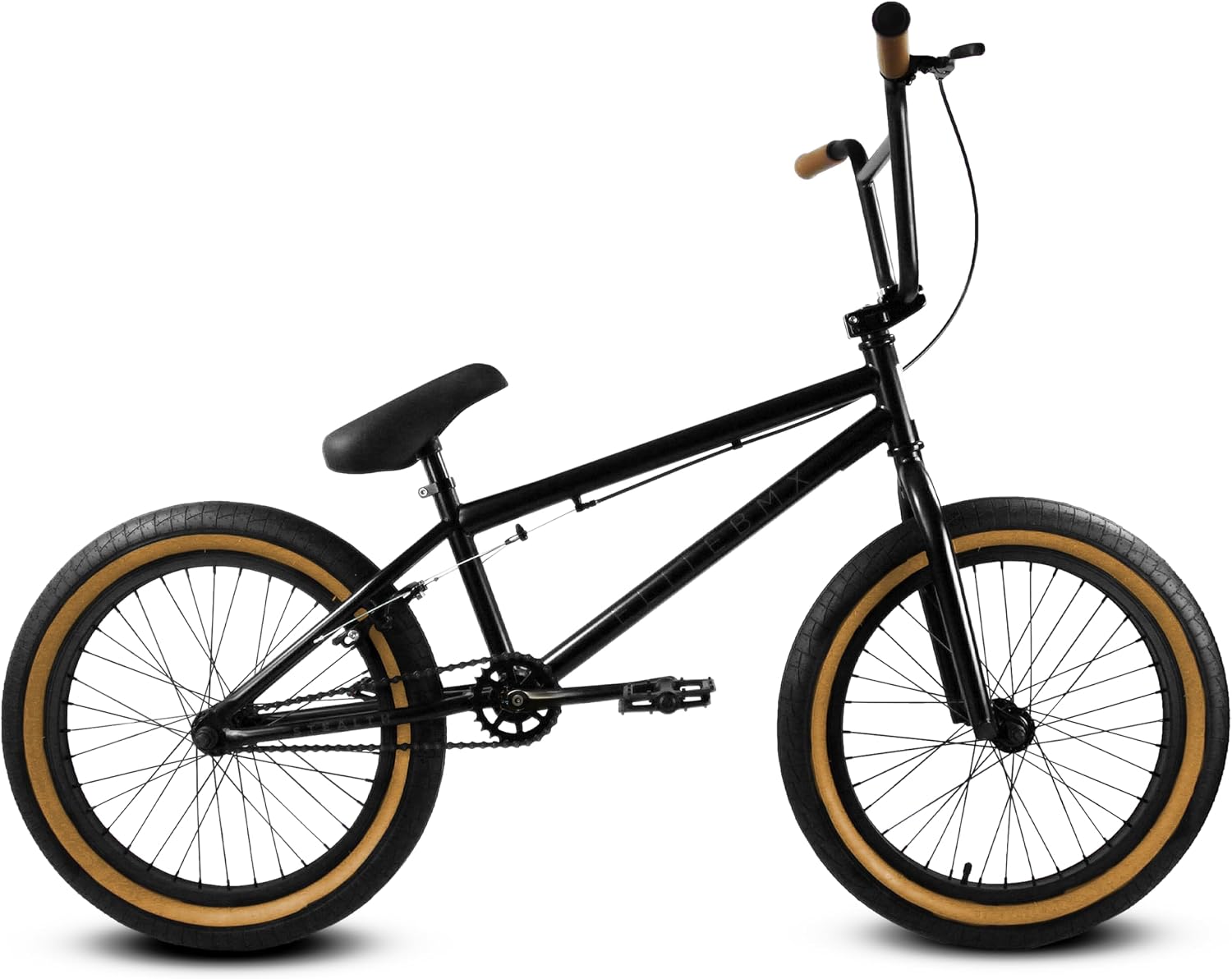 Elite BMX Stealth Freestyle Bike for Youth & Adults, Durable Steel Frame, Available in 16", 18", and 20" Sizes