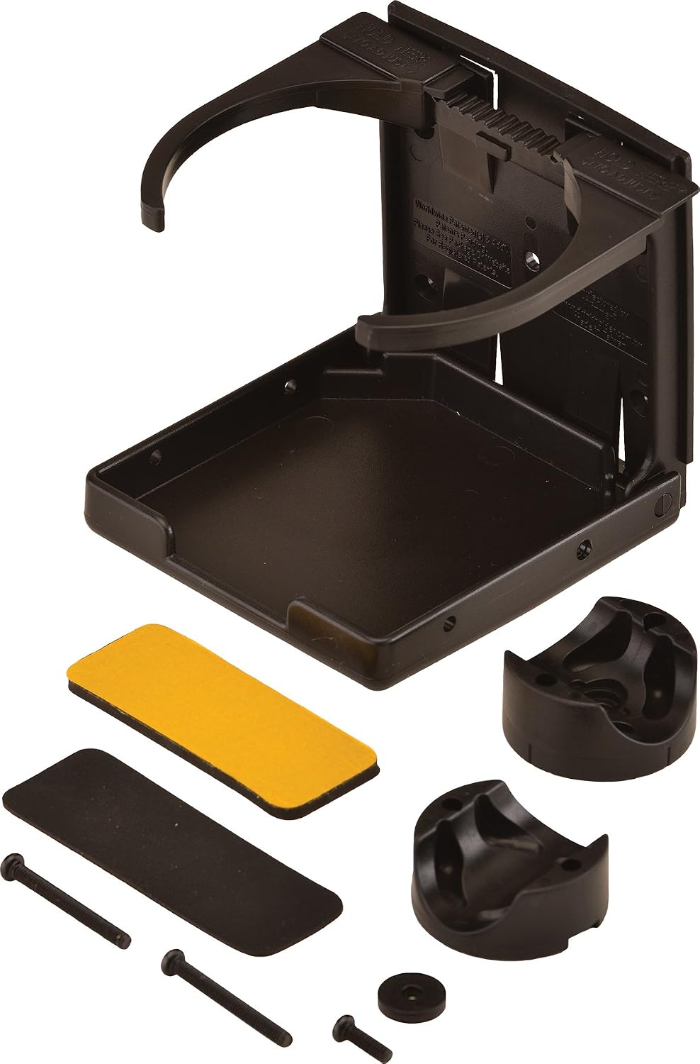 NOVA Adjustable Cup Holder for Walkers, Rollators & Wheelchairs – Folding Drink Holder Fits 3/4”, 7/8” & 1” Tubes, Holds 2.25”–3.75” Cups, Durable, Easy Install