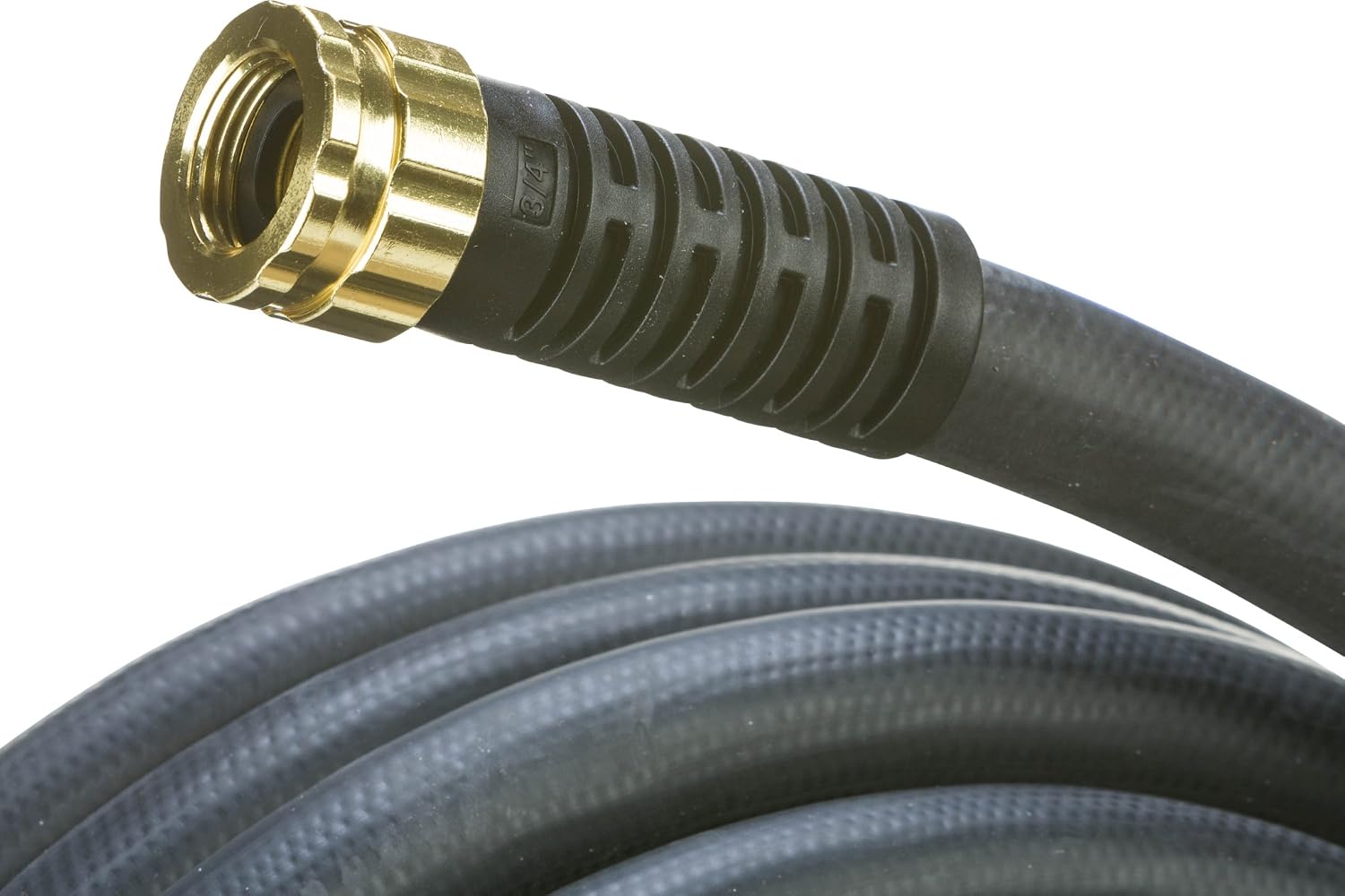Swan Products CELSGC58050 Element MAXLite Premium Rubber+ Water Hose with Crush Proof Couplings 50' x 5/8", Black