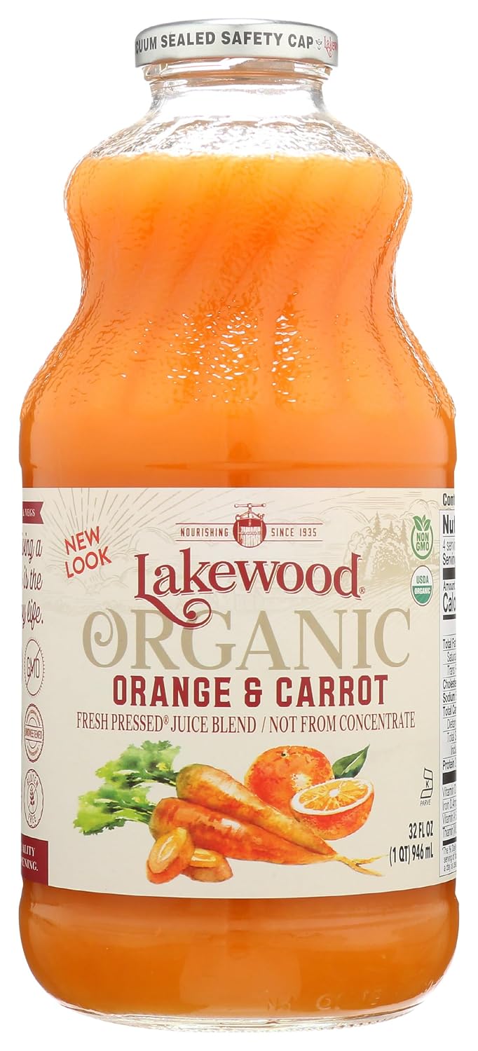 Lakewood Organic Pure Cranberry, Fresh Pressed, 32 Fl Oz (Pack of 6)