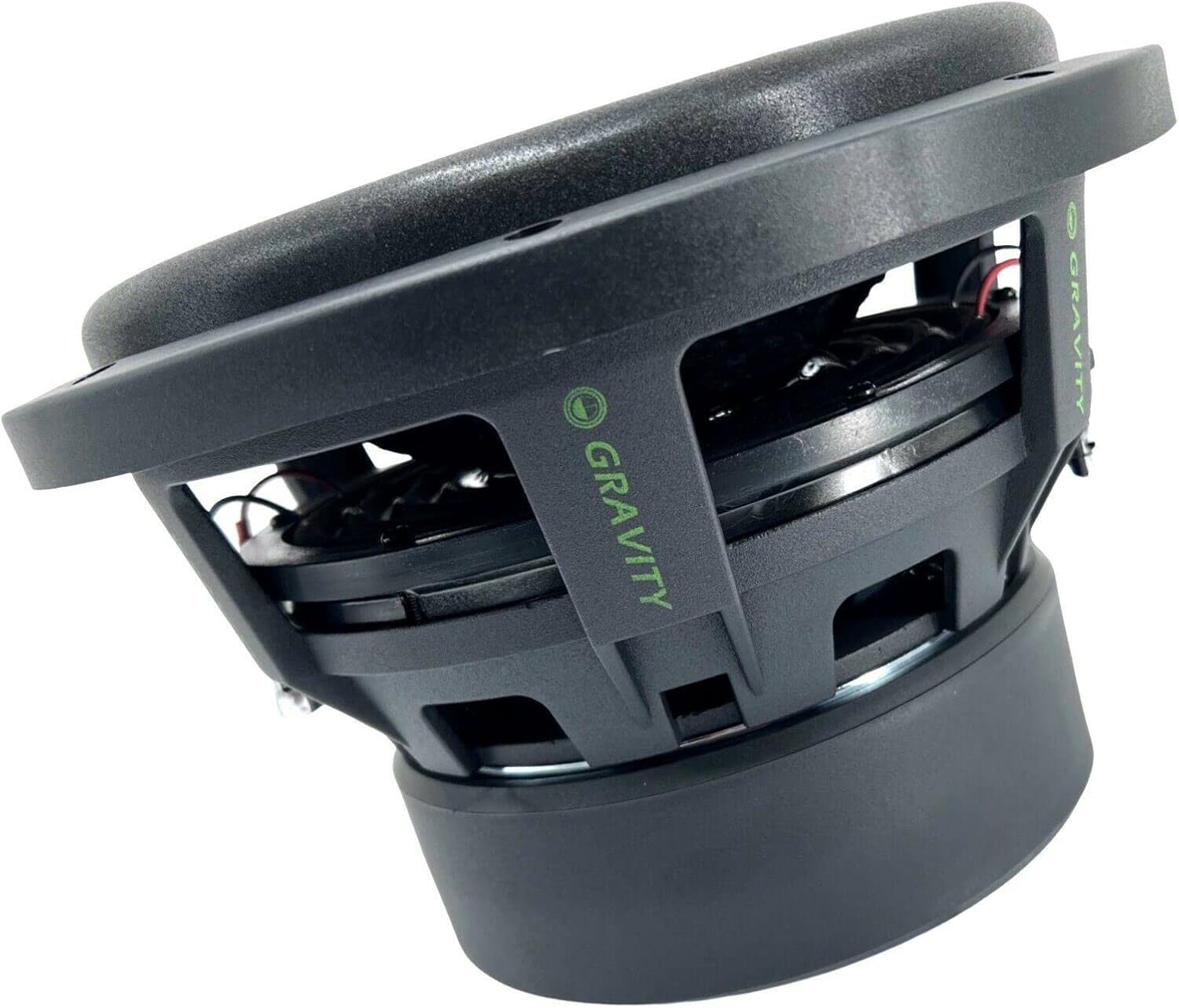 Gravity Car Vehicle Subwoofer Audio Speaker - 15 Inch Competition Grade Pressed Paper Cone, 2 Ohm DVC, Advanced Air Flow