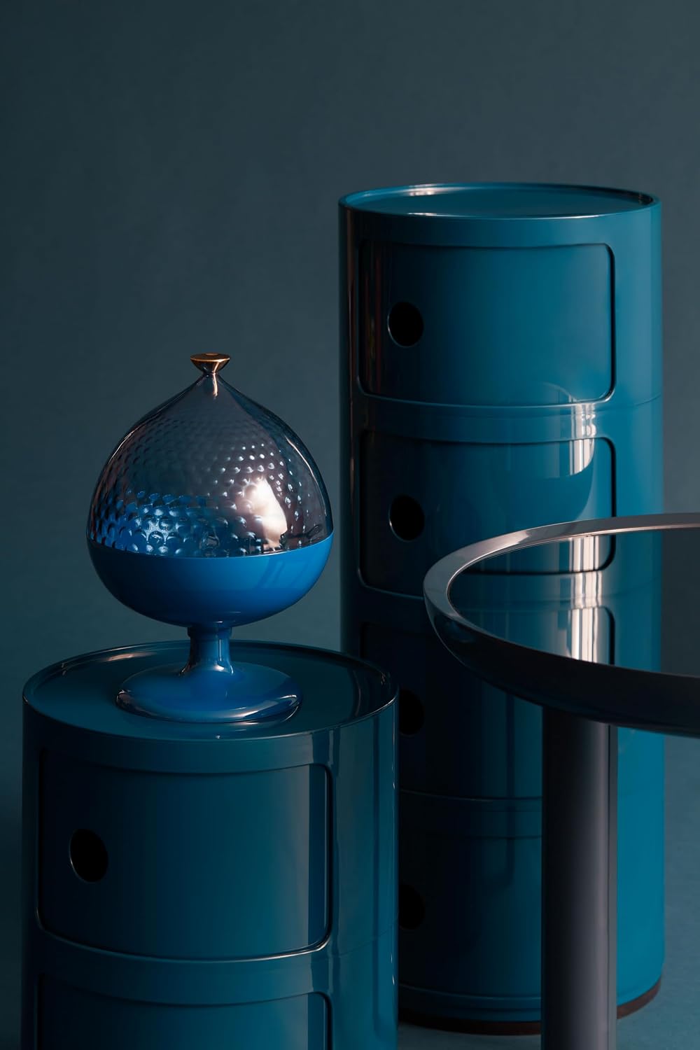 Kartell Componibili, Plastic, Blue