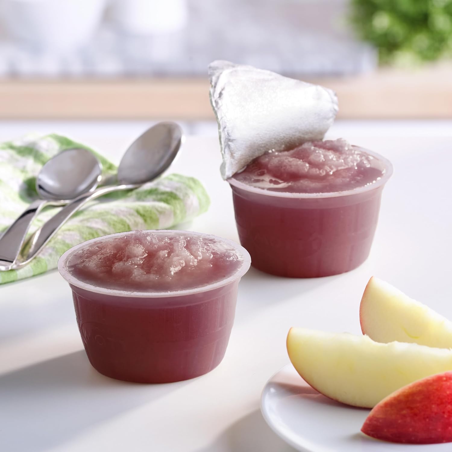 Mott's Applesauce, 4 Oz Cups, 36 Count, No Artificial Flavors, Good Source of Vitamin C, Nutritious Option for The Whole Family