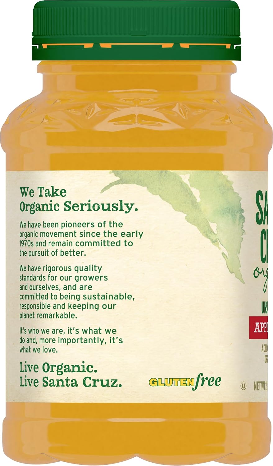 Santa Cruz Organic Apple Sauce, 23 Ounce
