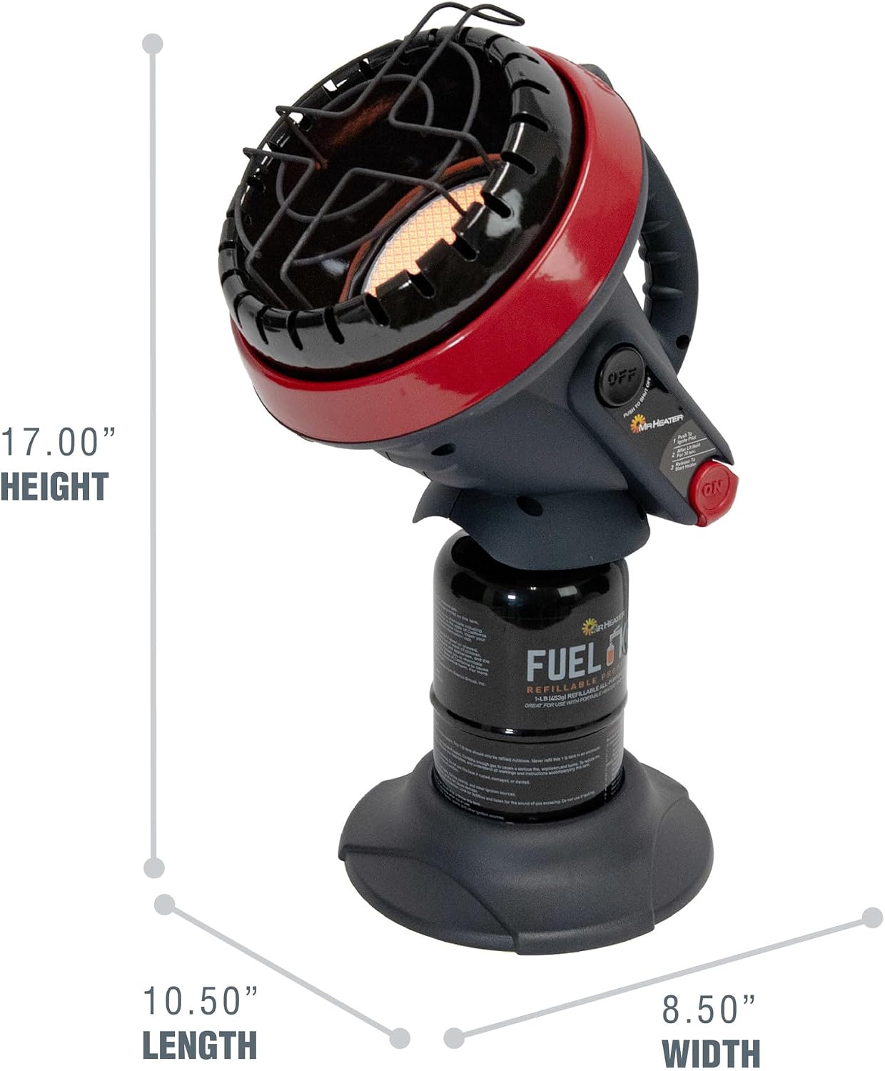 Mr. Heater 3,800 BTU Little Buddy Portable Radiant Propane Heater