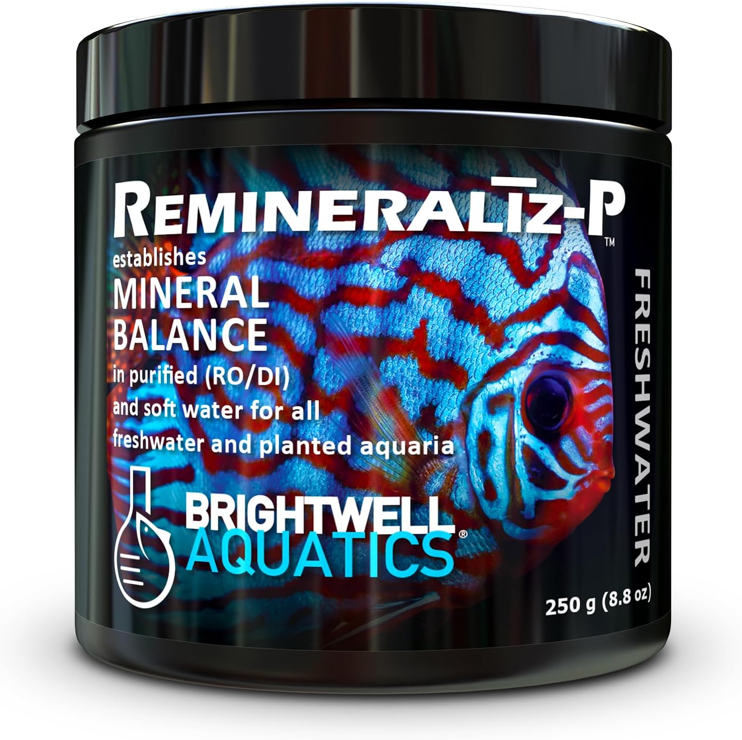 Brightwell Aquatics Remineraliz P - Reconstitutes Reverse Osmosis, Deionized, or Distilled Water for Freshwater Aquarium Use 1000-g