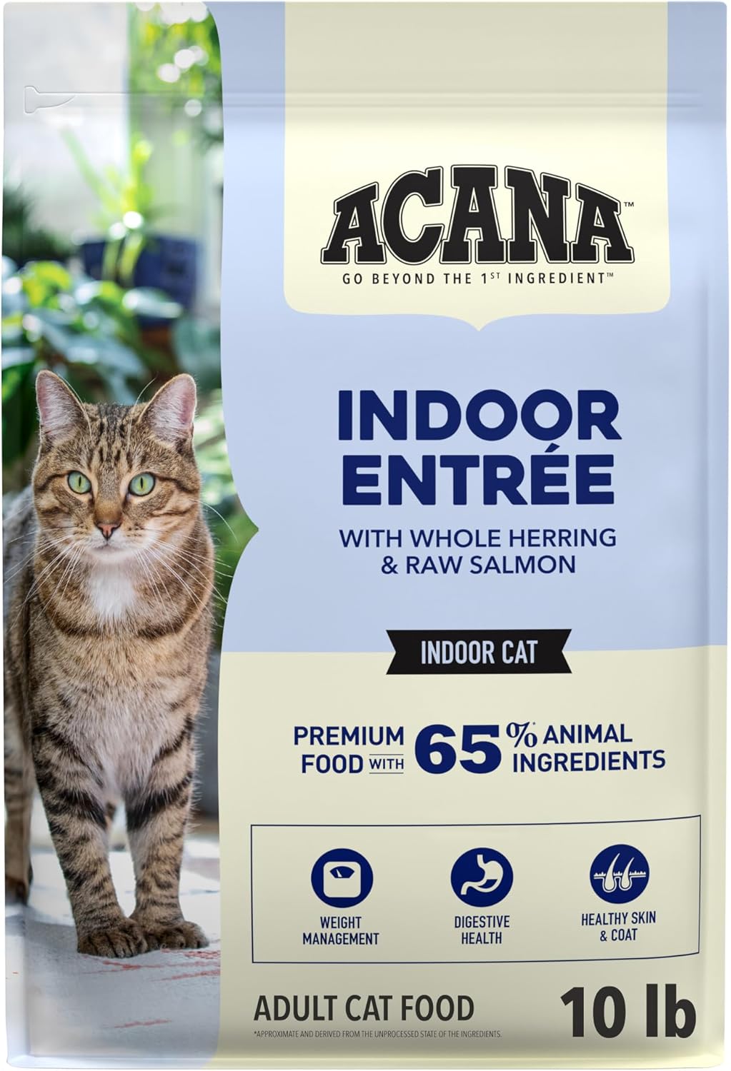ACANA Dry Cat Food for Indoor Cats Indoor Entrée Chicken Turkey 4lb Bag