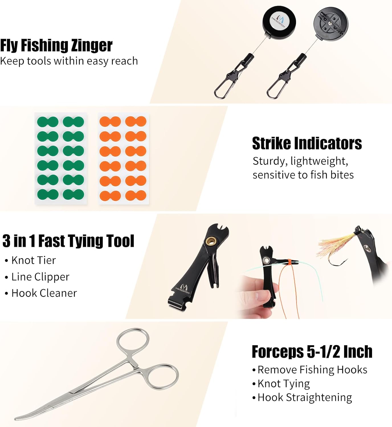 Maxcatch Euro Nymph Fly Fishing Rod and Reel Combo, Competition Intouch Nymphing Complete Outfit