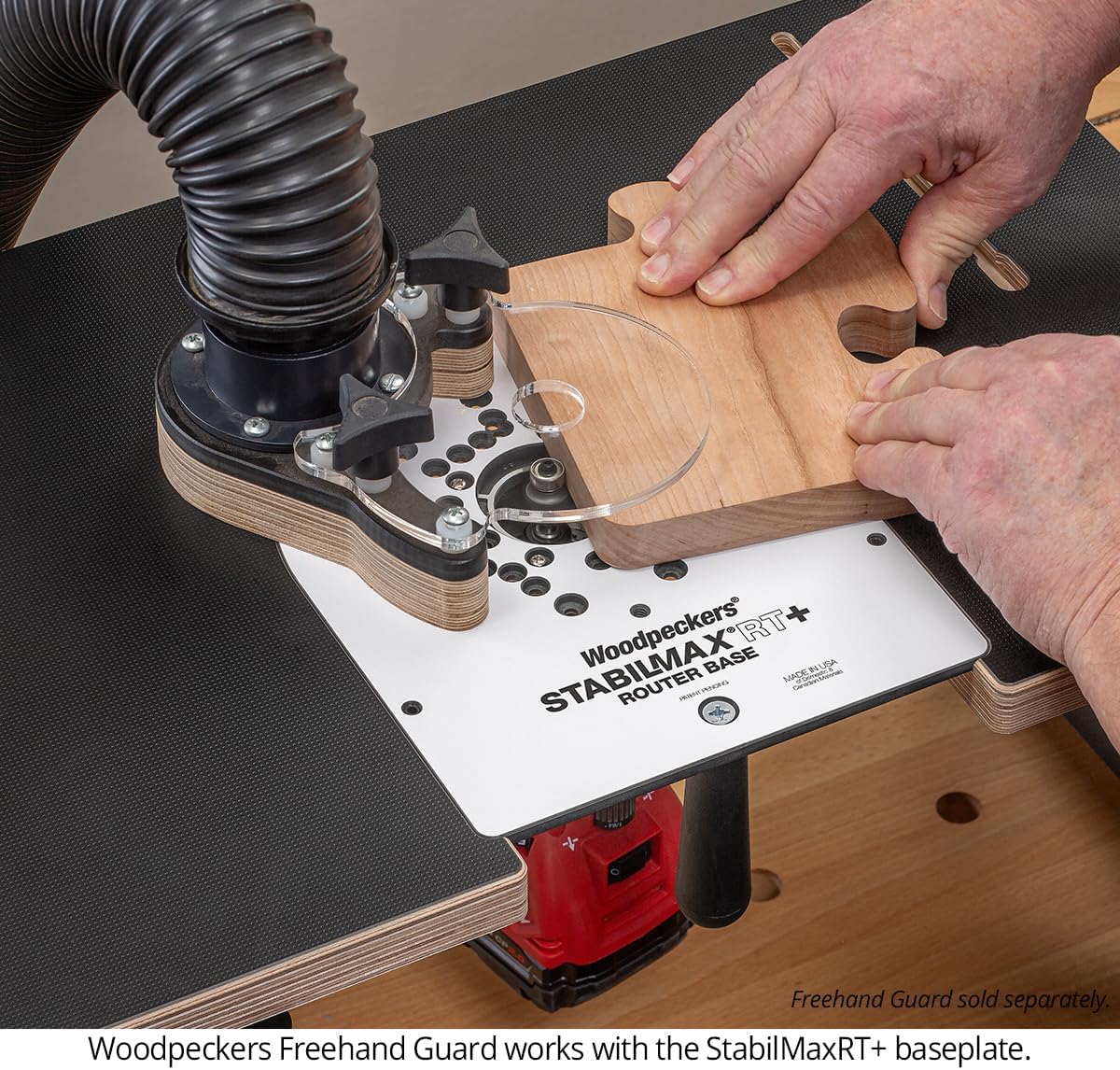 Woodpeckers StabilMaxRT+ Router Table System, USA Made Portable Benchtop Router Table