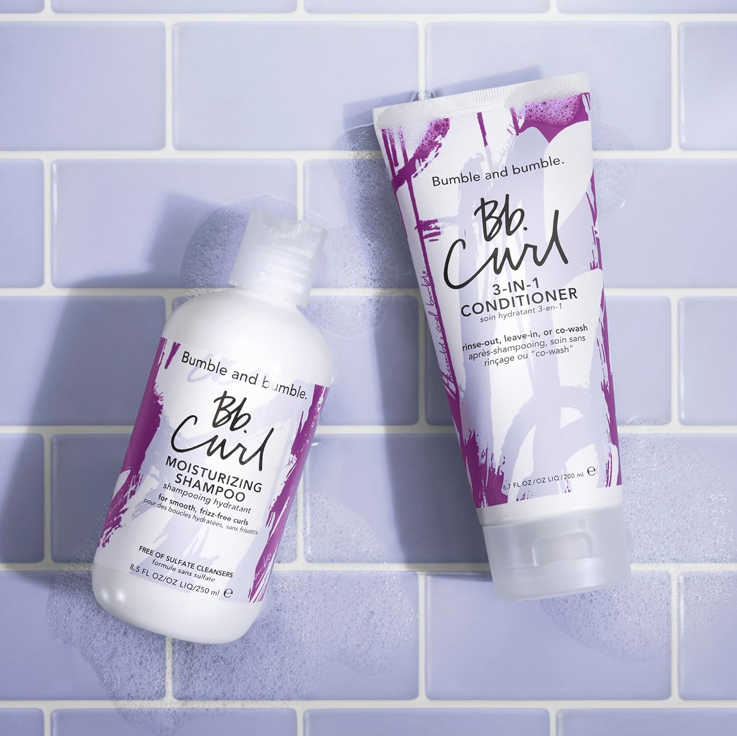 Bumble and bumble. Curl Moisturizing Shampoo | Gently Cleanses Coils, Curls, Waves | Anti Frizz | Sulfate Cleanser Free | With Jojoba