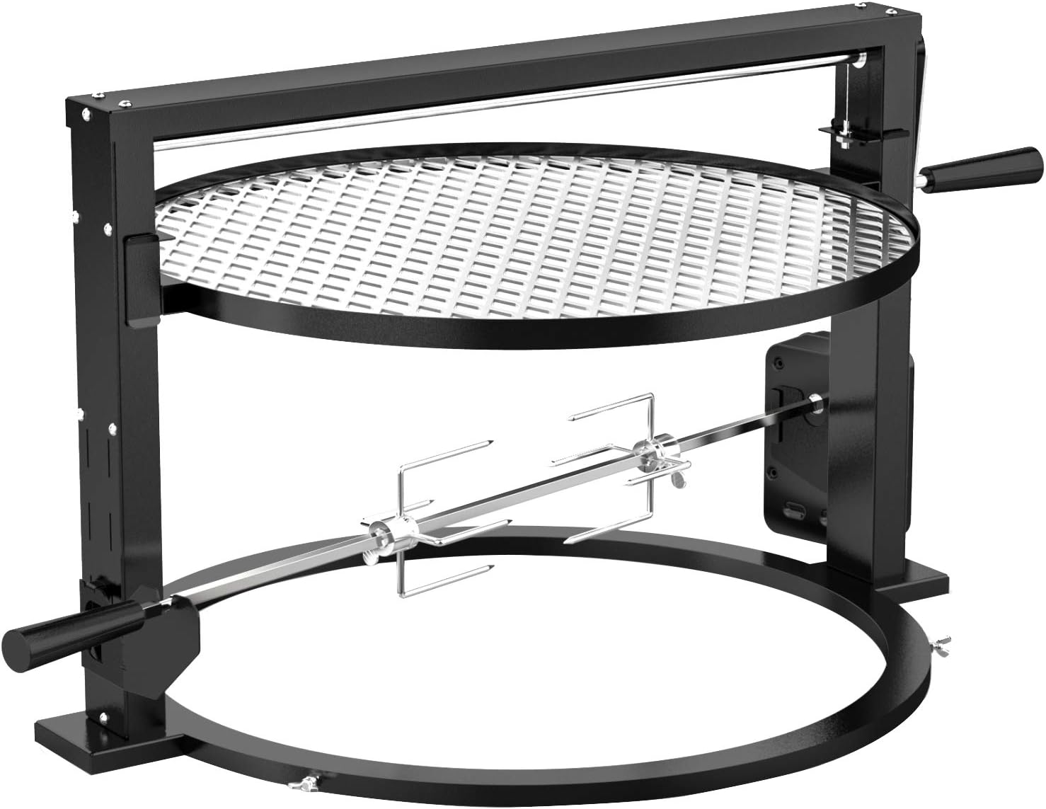 Santa-maria Style Grill Rotisserie System for Weber 22" Kettle Grills